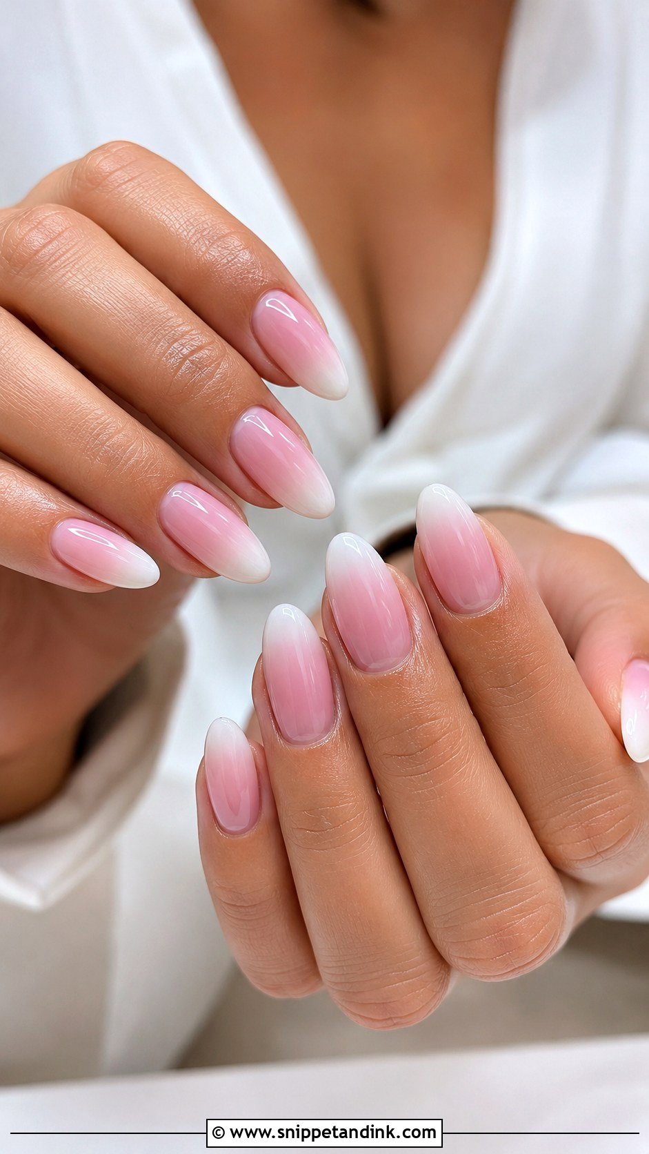 Pink Ombre Honeymoon Nails - Snippet and Ink - 20 Honey Moon Nails