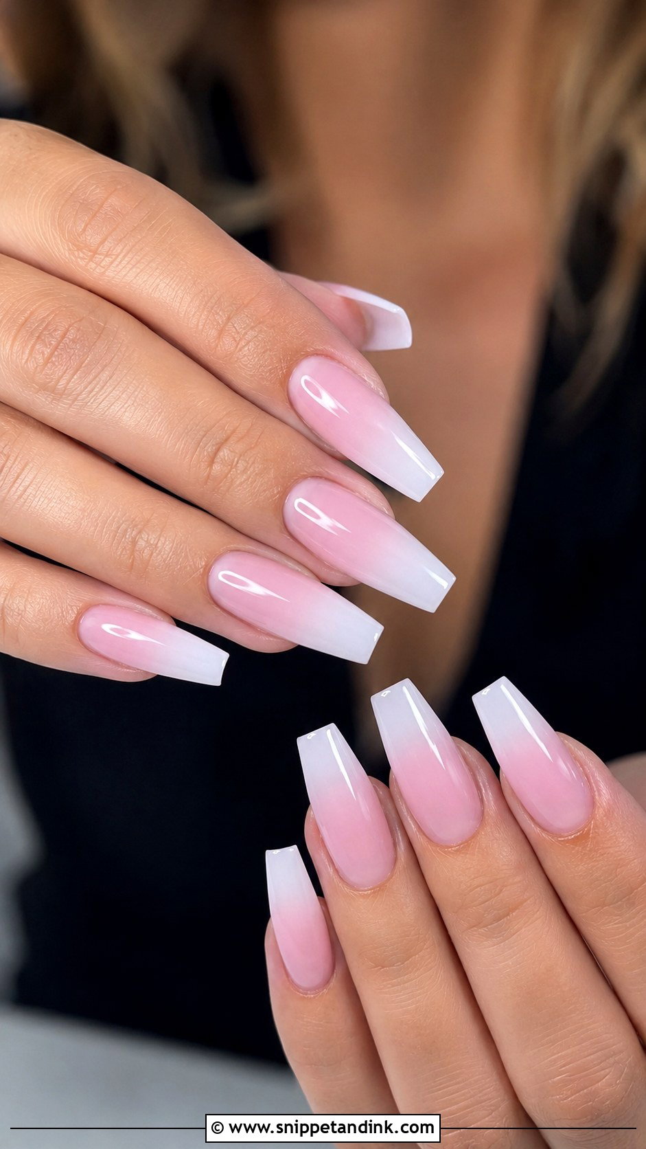 Pink Ombre Nail Extensions - Snippet and Ink - 20 Pink Nail Extension Designs for Wedding