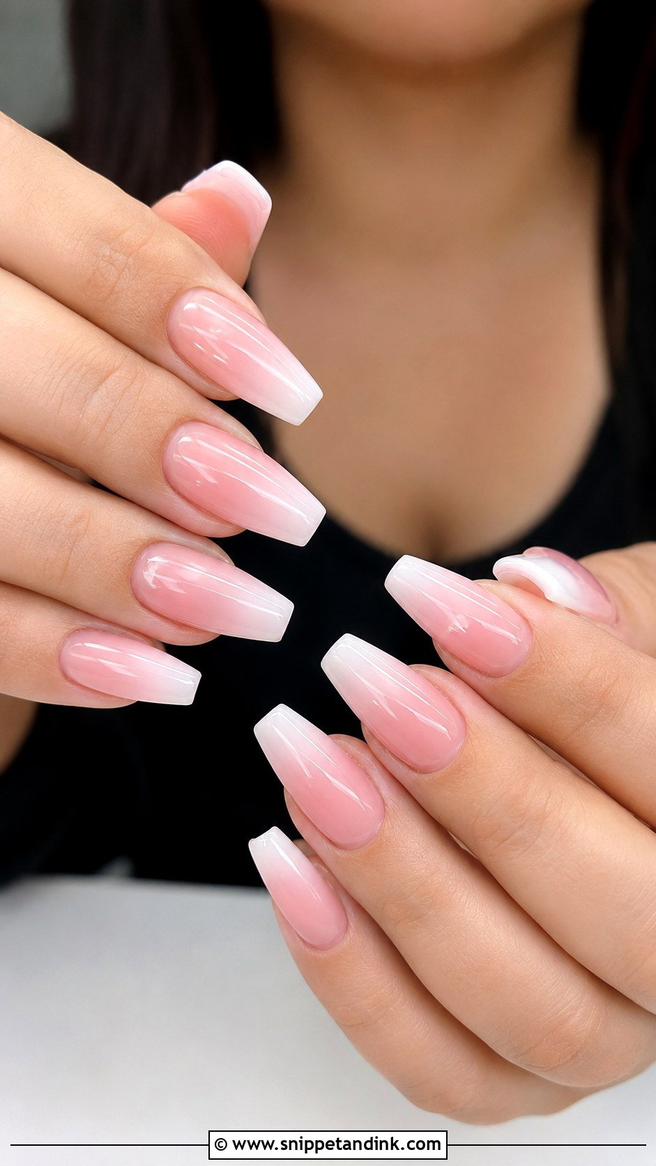Pink Ombre Wedding Guest Nails - Snippet and Ink - 20 Nail Ideas for Wedding Guest