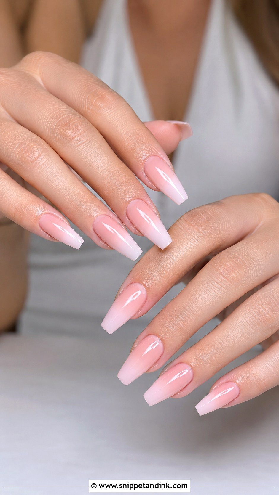Pink Ombre Wedding Nails - Snippet and Ink - 30 Pink Wedding Nails