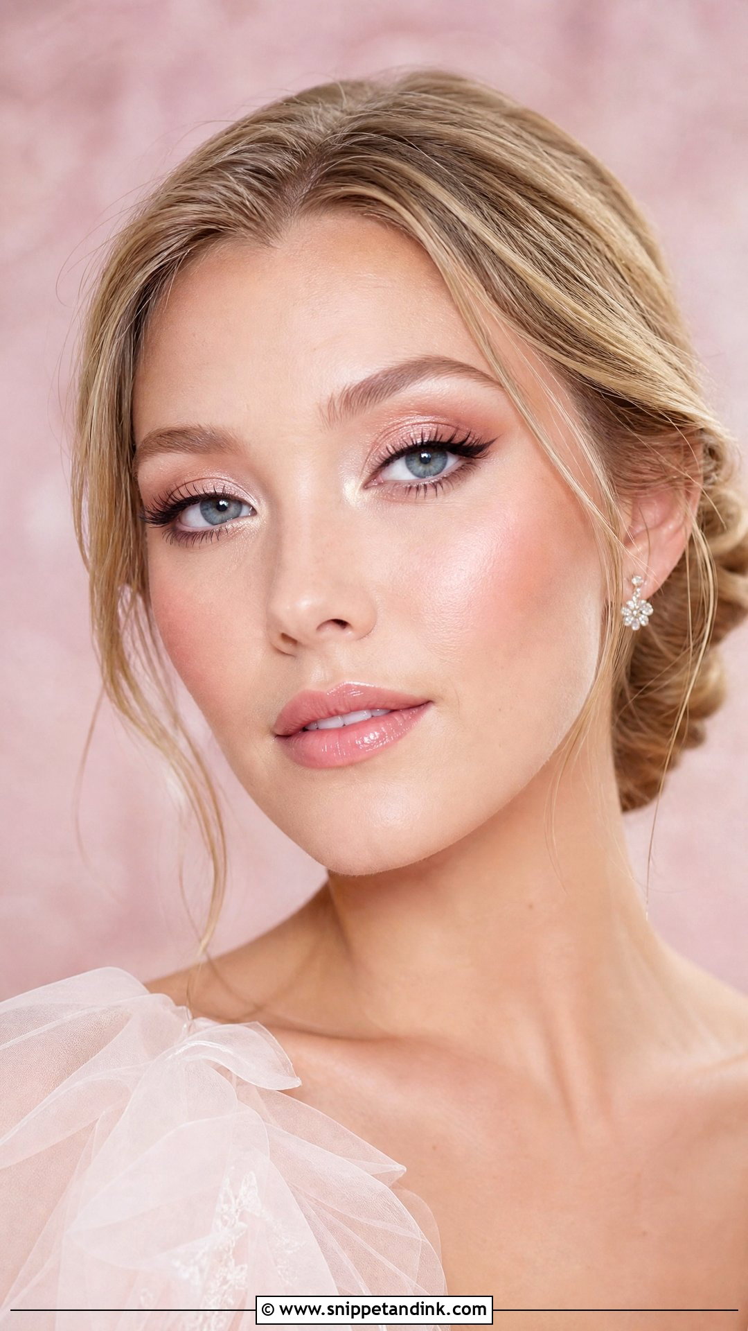 Pink Pale Bridal Makeup - Snippet and Ink - 20 Pale Bridal Makeup Ideas