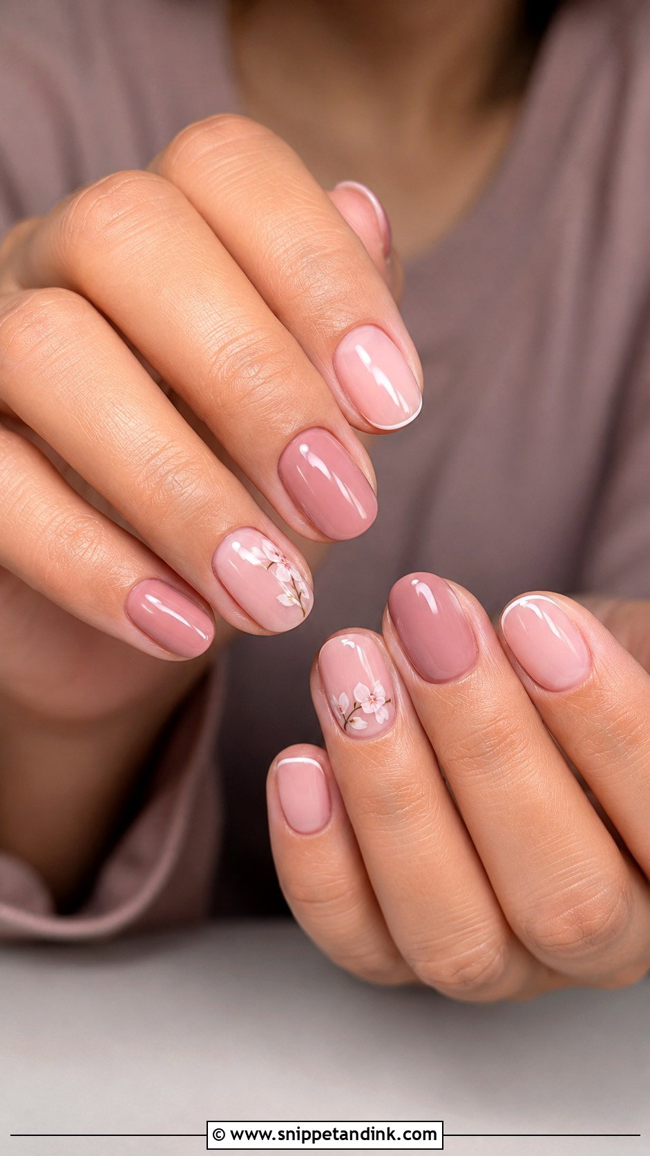 Pink Short Bridesmaid Wedding Nails - Snippet and Ink - 20 Pink Bridesmaid Wedding Nails