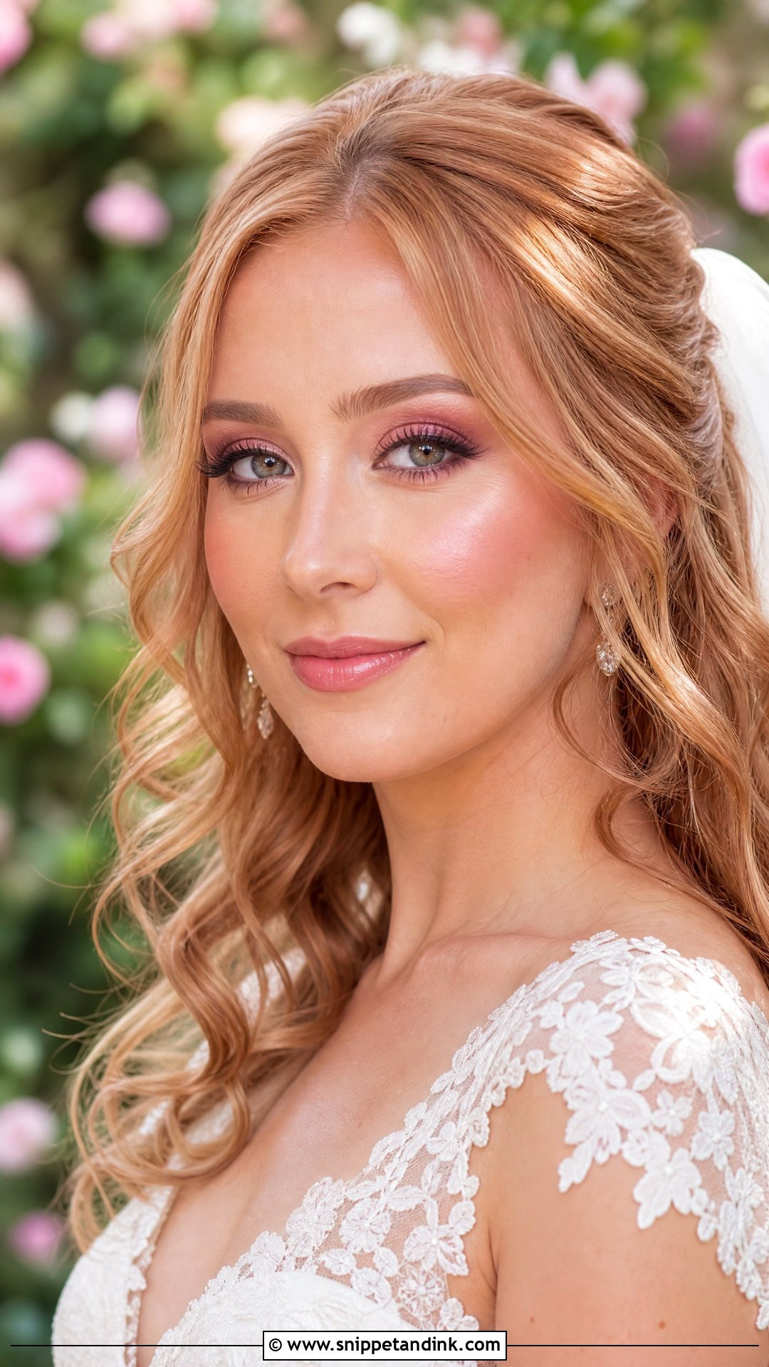 Pink Smokey Eye Wedding Makeup - Snippet and Ink - 20 Smokey Eye Wedding Makeup Ideas