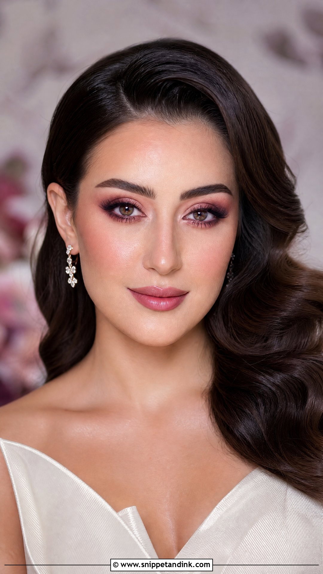 Pink Smokey Wedding Makeup - Snippet and Ink - 20 Pink Glowy Wedding Makeup Ideas