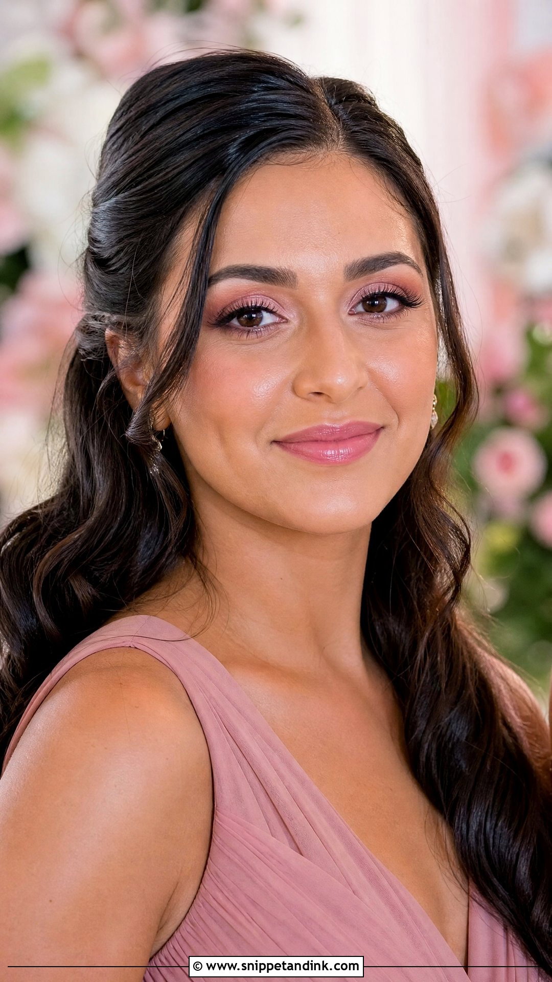 Pink Soft Glam Bridesmaid Makeup - Snippet and Ink - 30 Soft Glam Bridesmaid Makeup Ideas