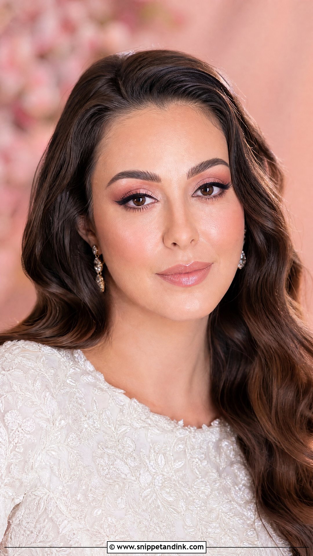 Pink Soft Glam Wedding Makeup - Snippet and Ink - 20 Pink Makeup for Wedding Ideas