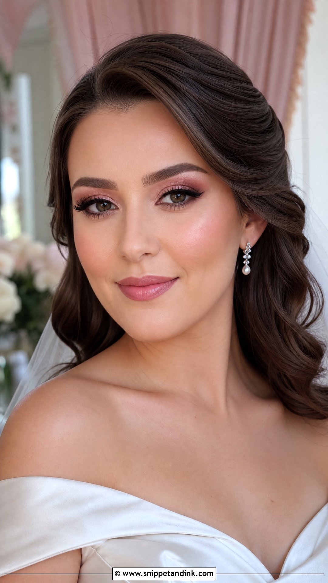 Pink Soft Glam Wedding Makeup - Snippet and Ink - 25 Pink Wedding Makeup Ideas