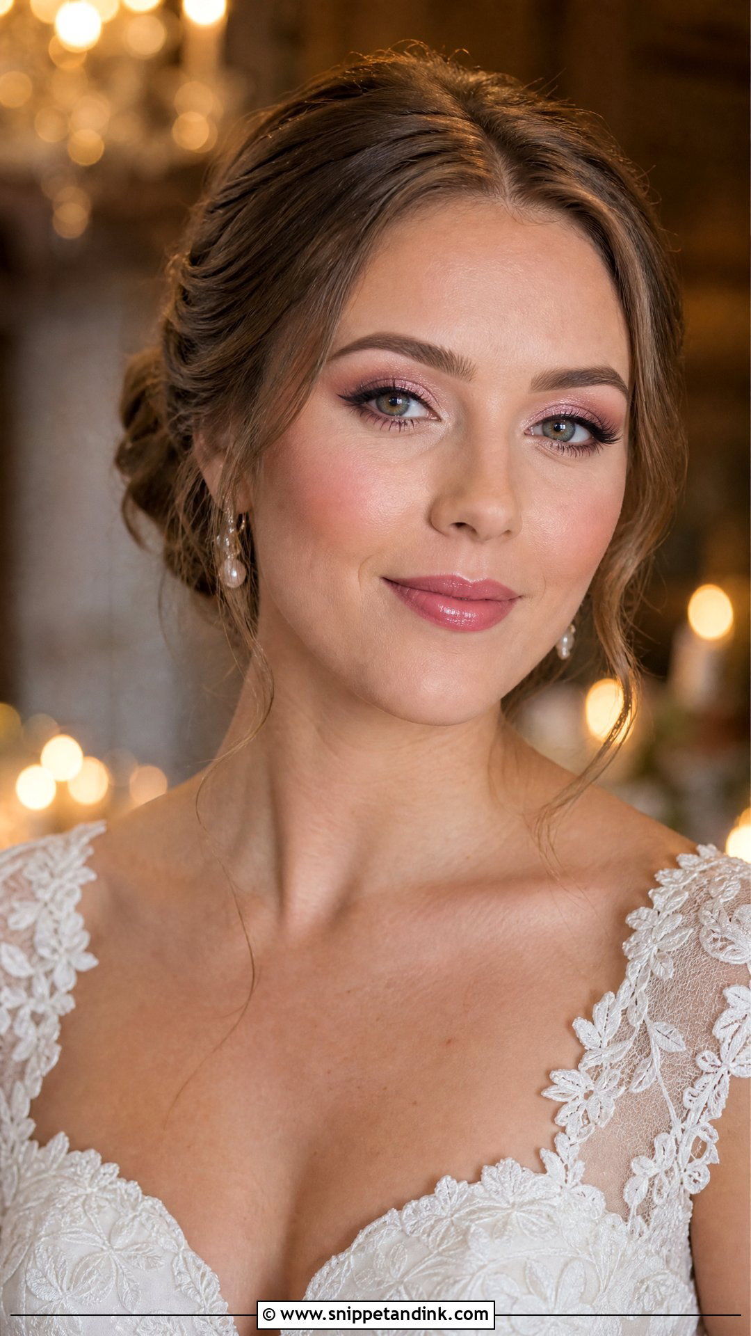 Pink Soft Glam Wedding Makeup - Snippet and Ink - 20 Pink Glowy Wedding Makeup Ideas