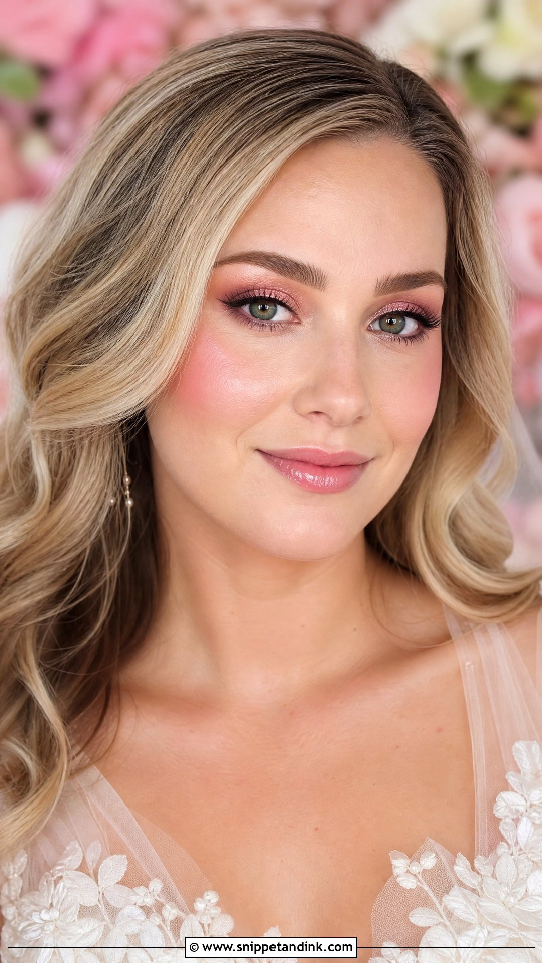 Pink Sparkly Wedding Makeup - Snippet and Ink - 20 Sparkly Wedding Makeup Ideas