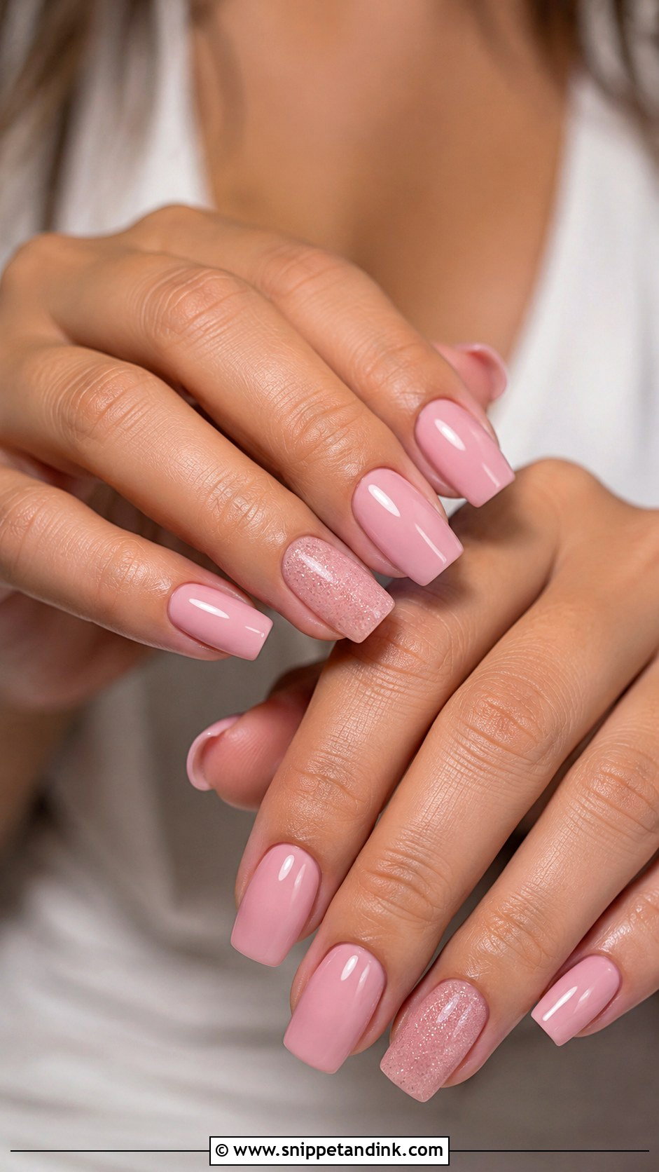 Pink Square Wedding Guest Nails - Snippet and Ink - 20 Square Wedding Guest Nails