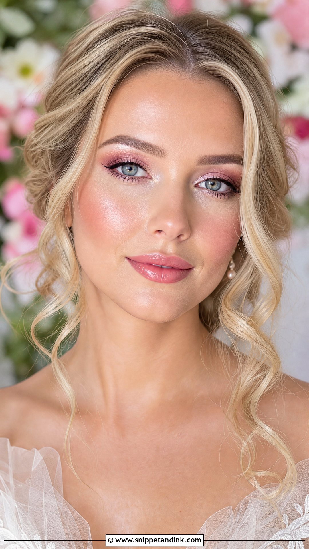 Pink Summer Bridal Makeup - Snippet and Ink - 20 Summer Bridal Makeup Ideas