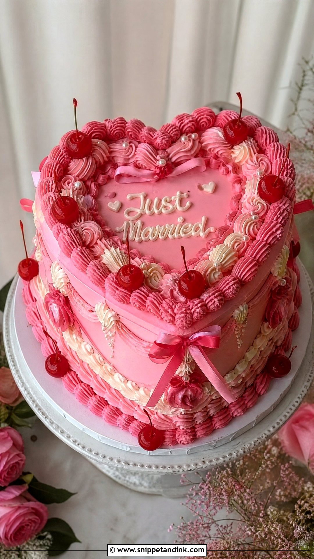 Pink Ugly Wedding Cake - Snippet and Ink - 35 Ugly Cakes for Wedding