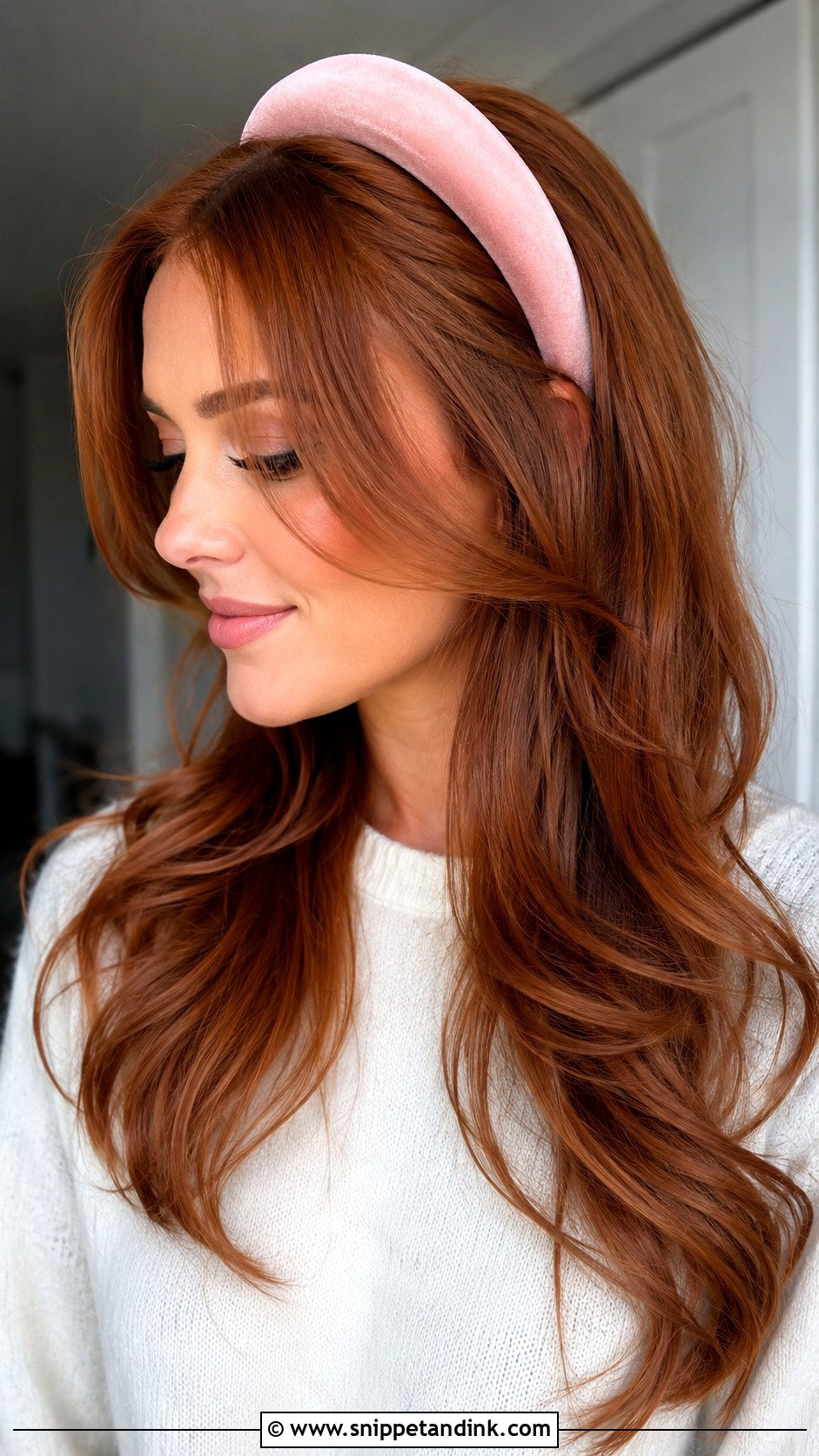 Pink Velvet Headband - Snippet and Ink - 15 Valentines Hair Accessories