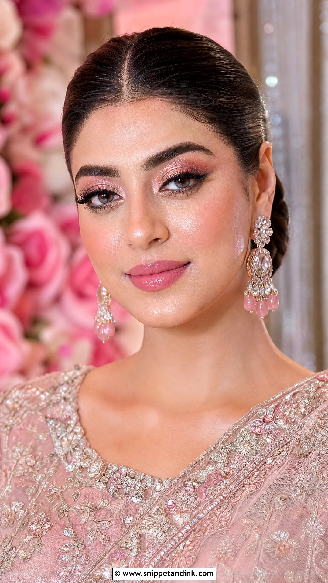 Pink Walima Bride Makeup - Snippet and Ink - 20 Walima Bride Makeup Ideas