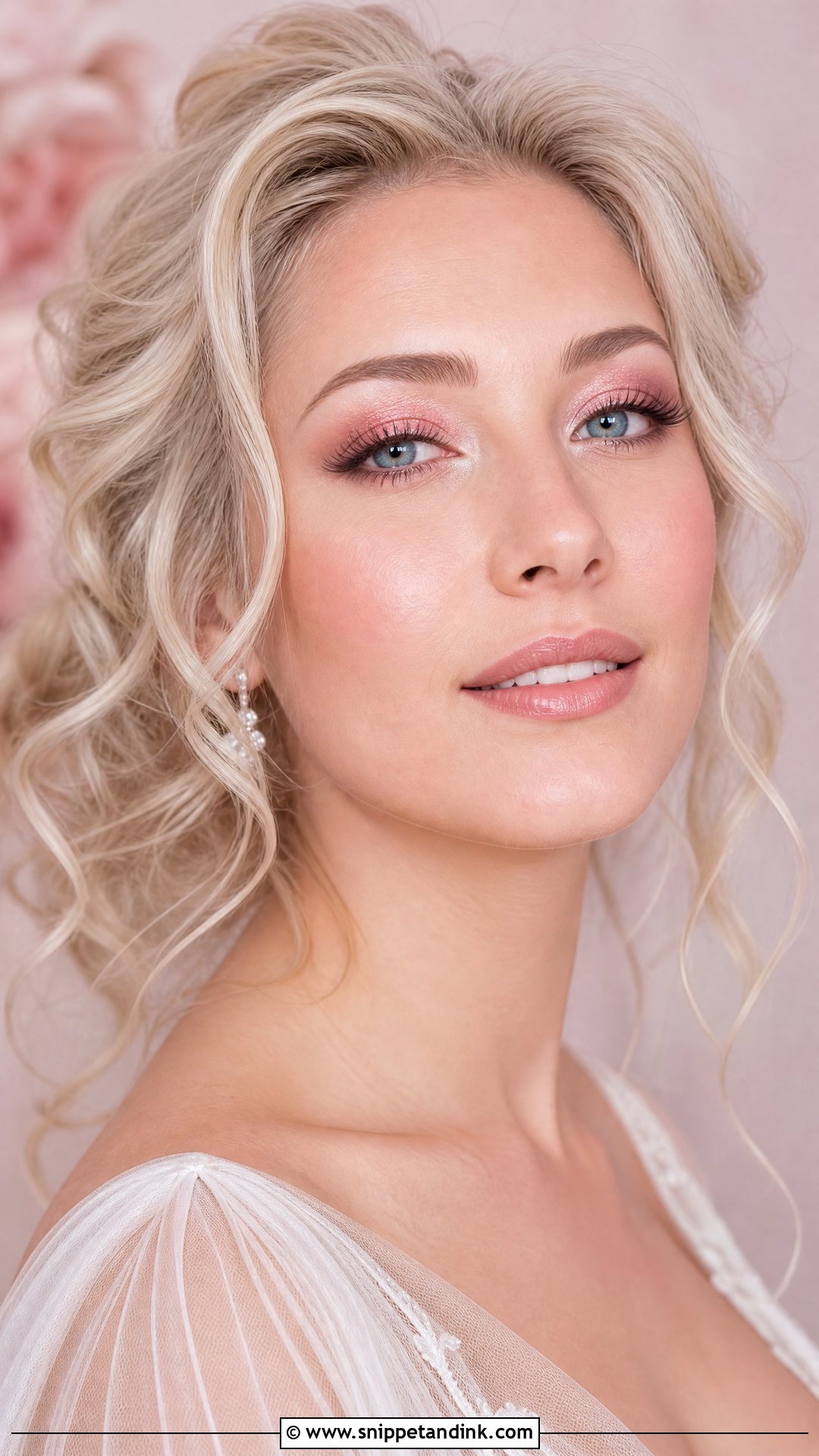 Pink Wedding Eye Makeup For Blue Eyes - Snippet and Ink - 20 Wedding Eye Makeup for Blue Eyes