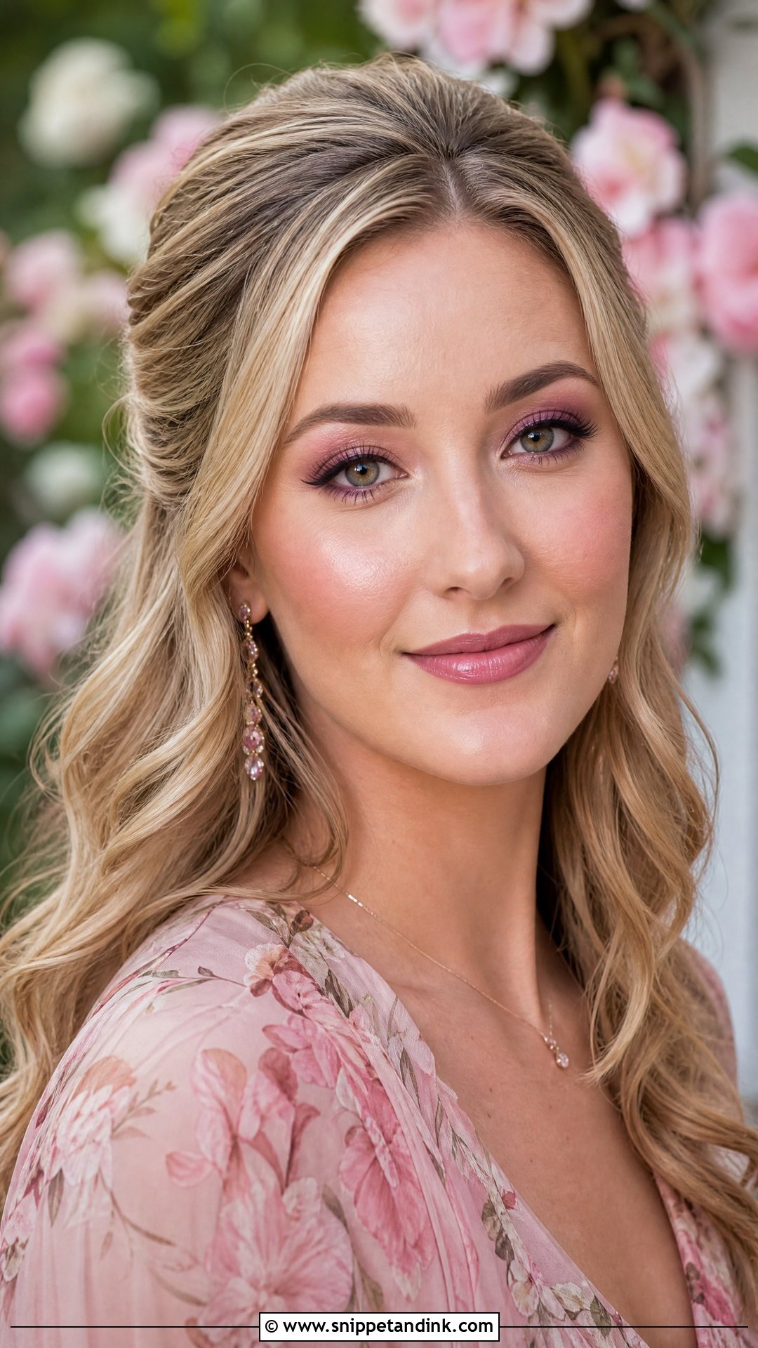 Pink Wedding Guest Makeup - Snippet and Ink - 20 Easy Makeup for Wedding Guest Ideas