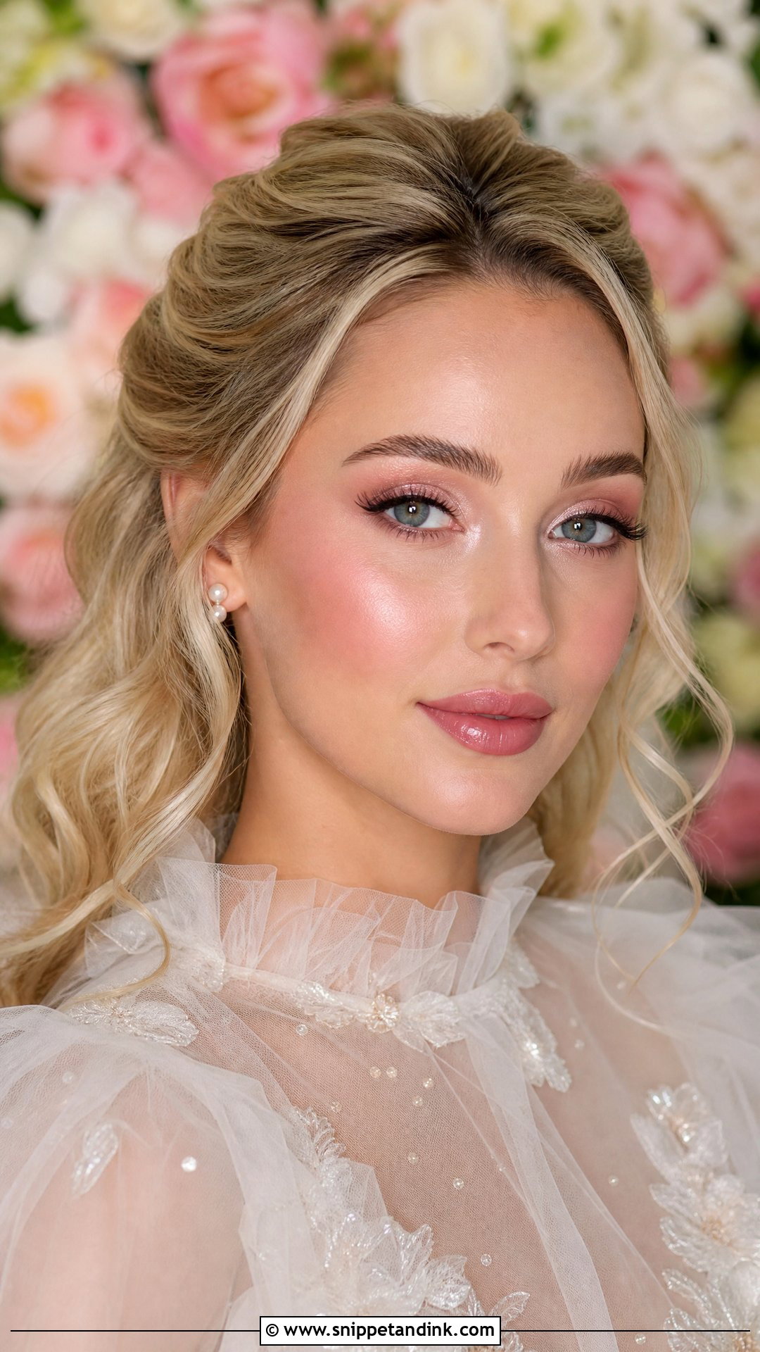 Pink Wedding Makeup - Snippet and Ink - 20 Wedding Makeup 2025 Ideas