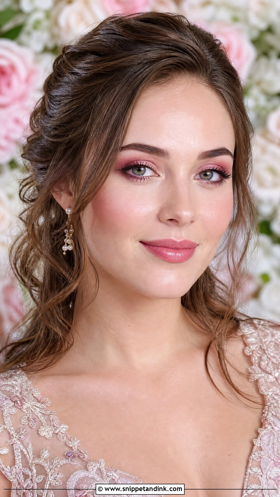 Pink Wedding Makeup - Snippet and Ink - 20 Wedding Makeup Styles