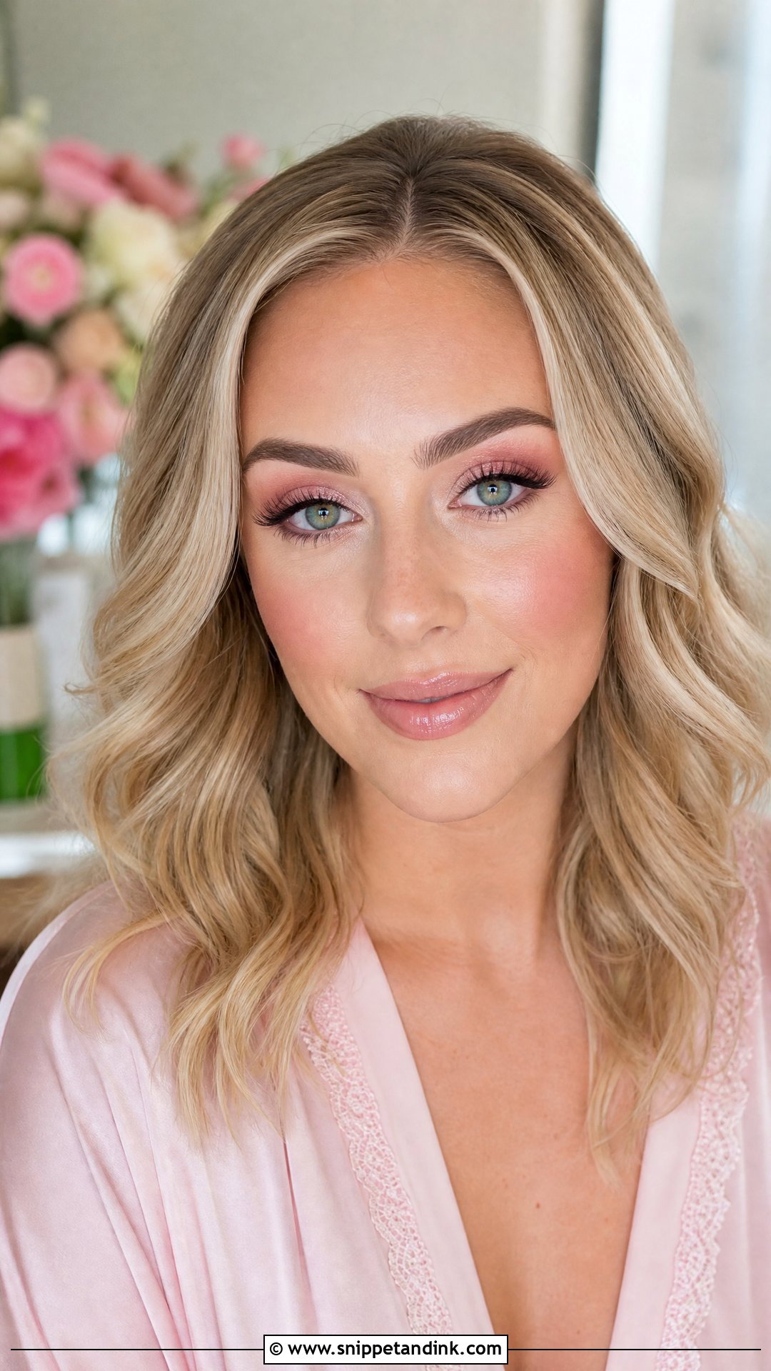 Pink Wedding Makeup - Snippet and Ink - 20 Light Glam Wedding Makeup Ideas