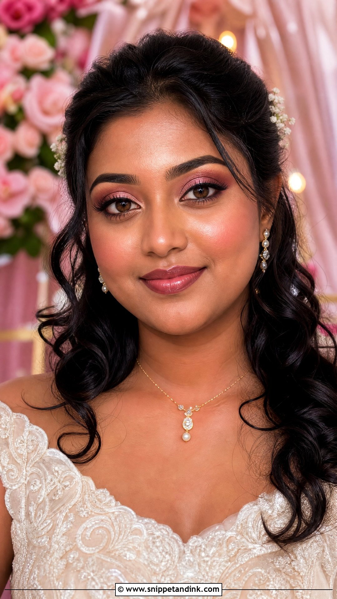 Pink Wedding Makeup For Black Women - Snippet and Ink - 20 Wedding Makeup for Black Women