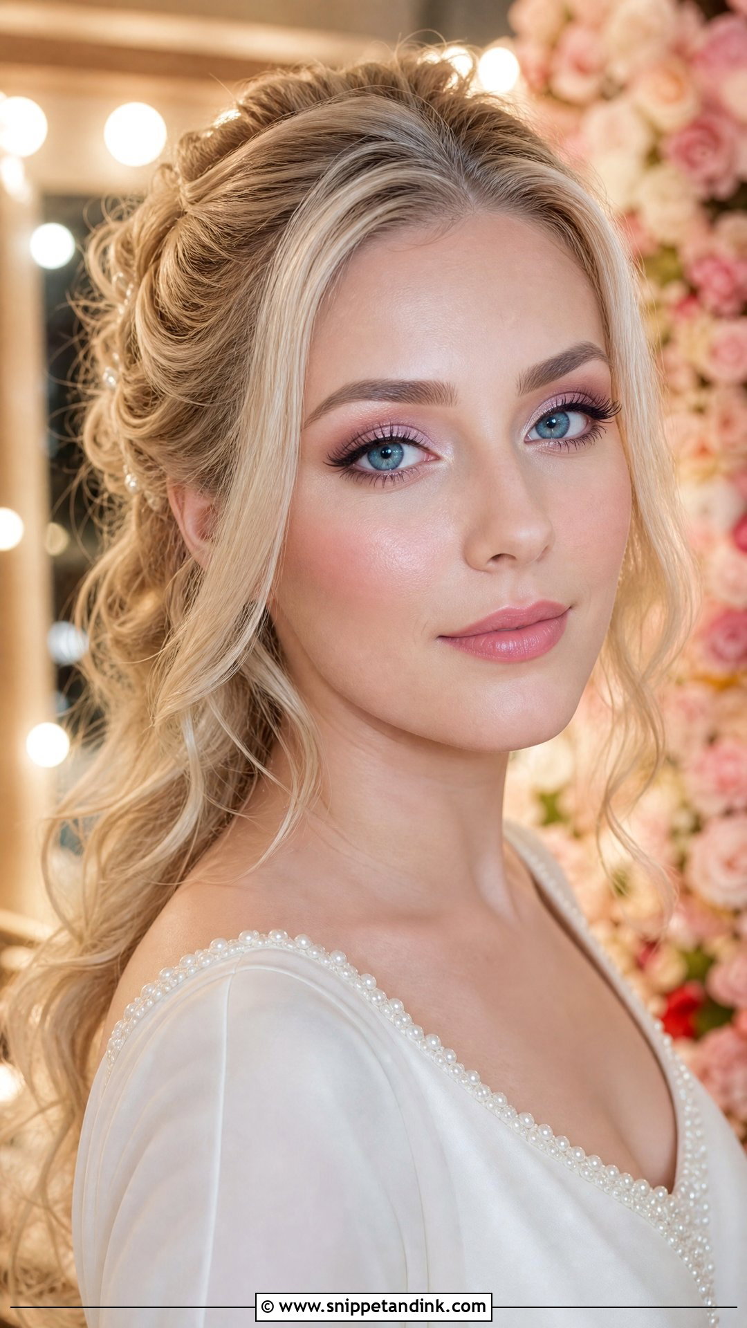 Pink Wedding Makeup For Blue Eyes - Snippet and Ink - 20 Natural Wedding Make Up for Blue Eyes
