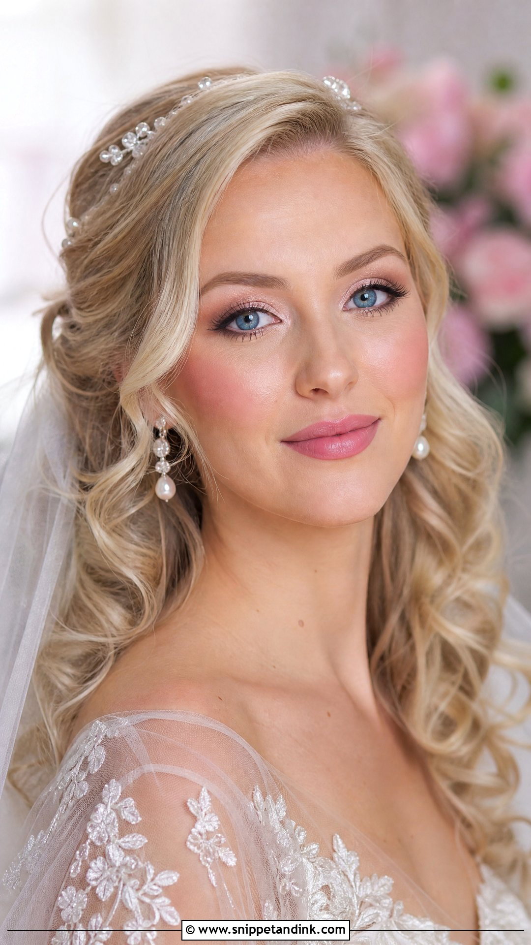 Pink Wedding Makeup For Blue Eyes - Snippet and Ink - 30 Soft Wedding Makeup for Blue Eyes
