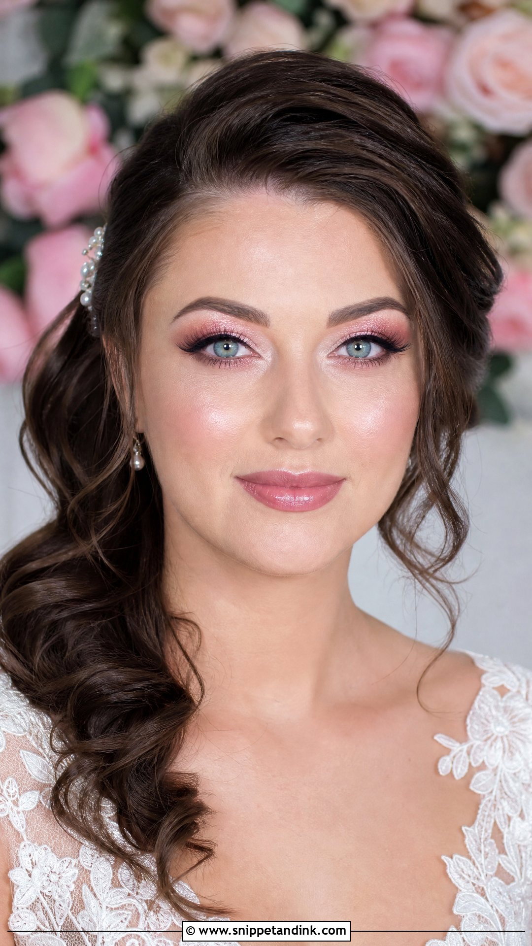 Pink Wedding Makeup For Blue Eyes Brunette - Snippet and Ink - 25 Wedding Makeup for Blue Eyes Brunette