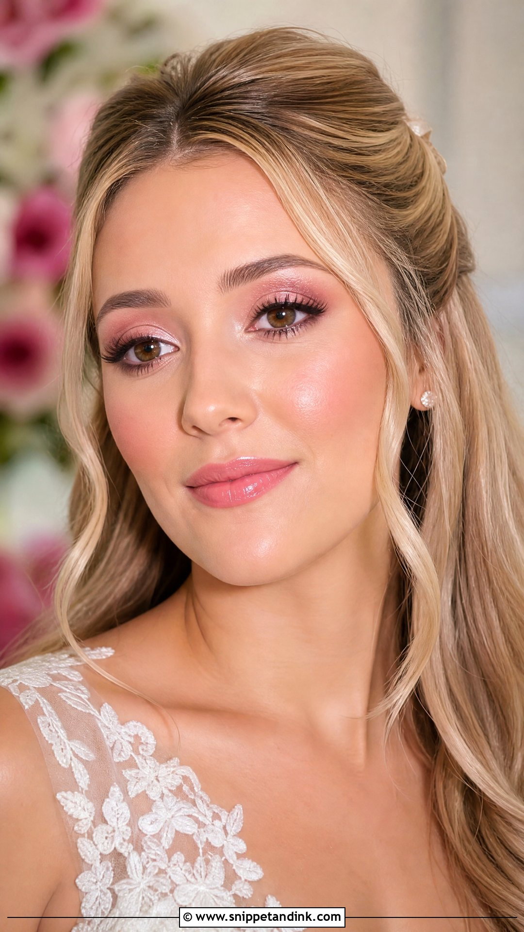 Pink Wedding Makeup For Brown Eyes - Snippet and Ink - 20 Wedding Day Makeup for Bride Brown Eyes