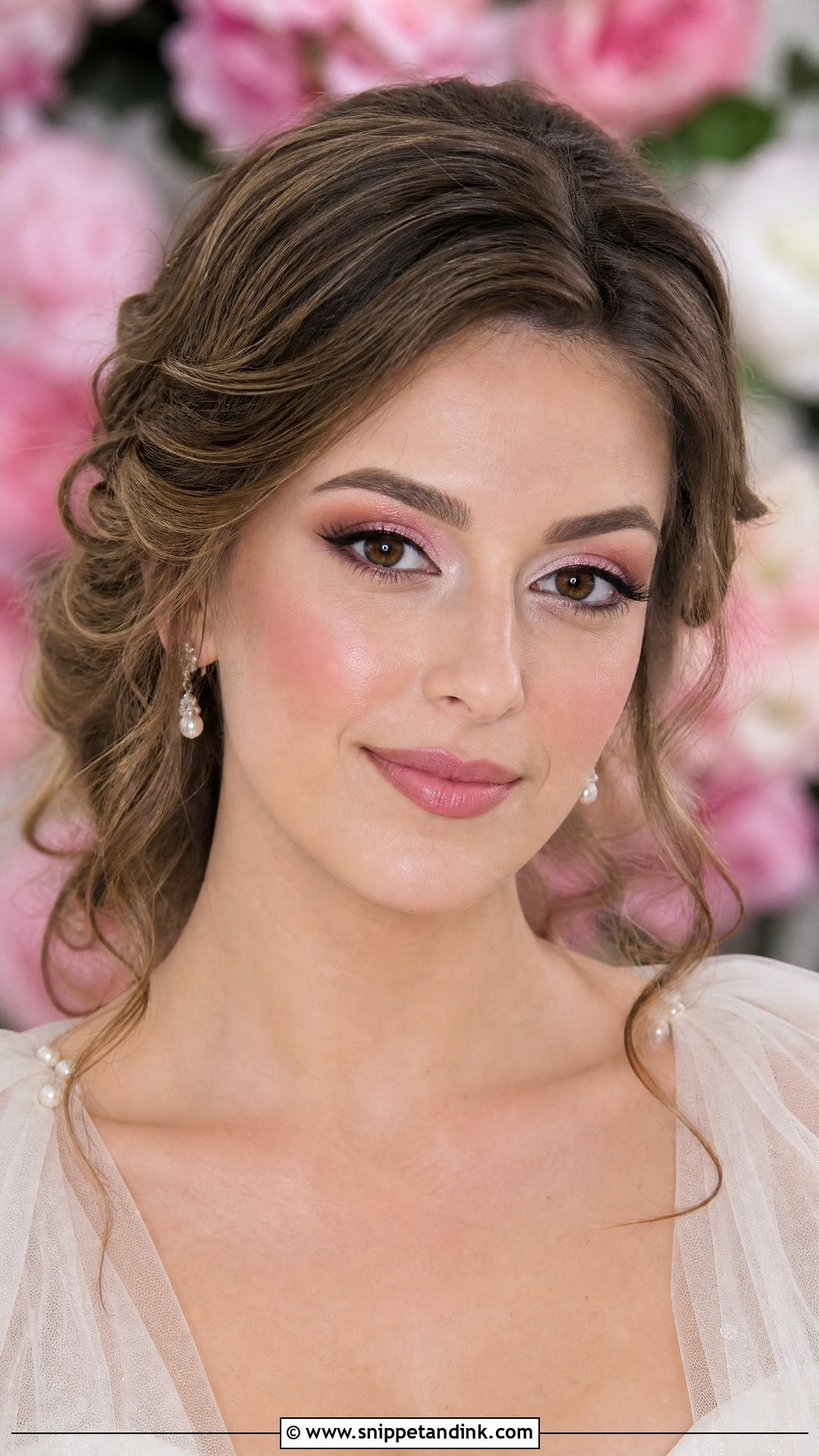 Pink Wedding Makeup For Brown Eyes - Snippet and Ink - 20 Wedding Makeup Ideas for Brown Eyes