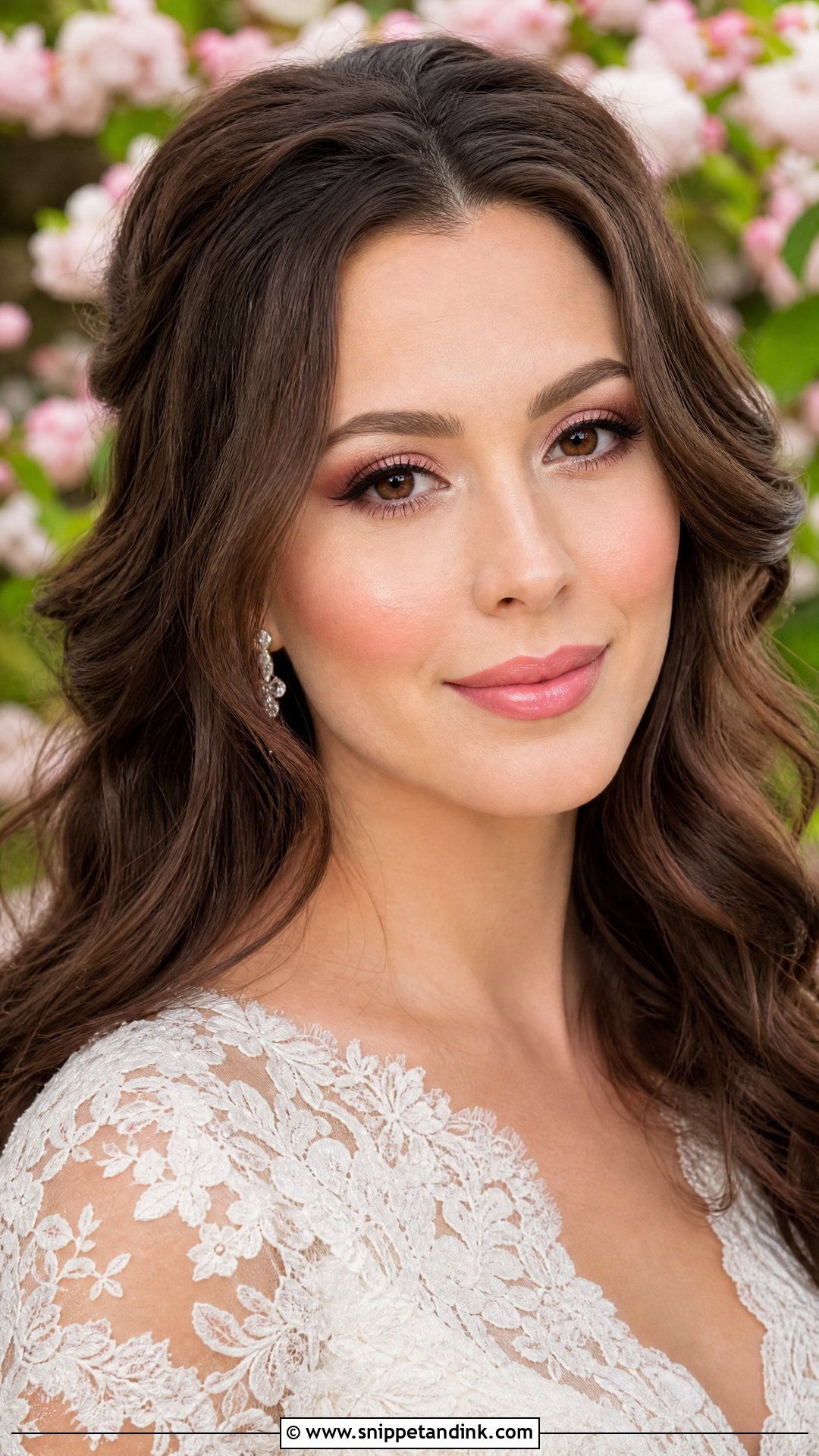 Pink Wedding Makeup For Brunettes - Snippet and Ink - 20 Wedding Makeup Brunette Ideas