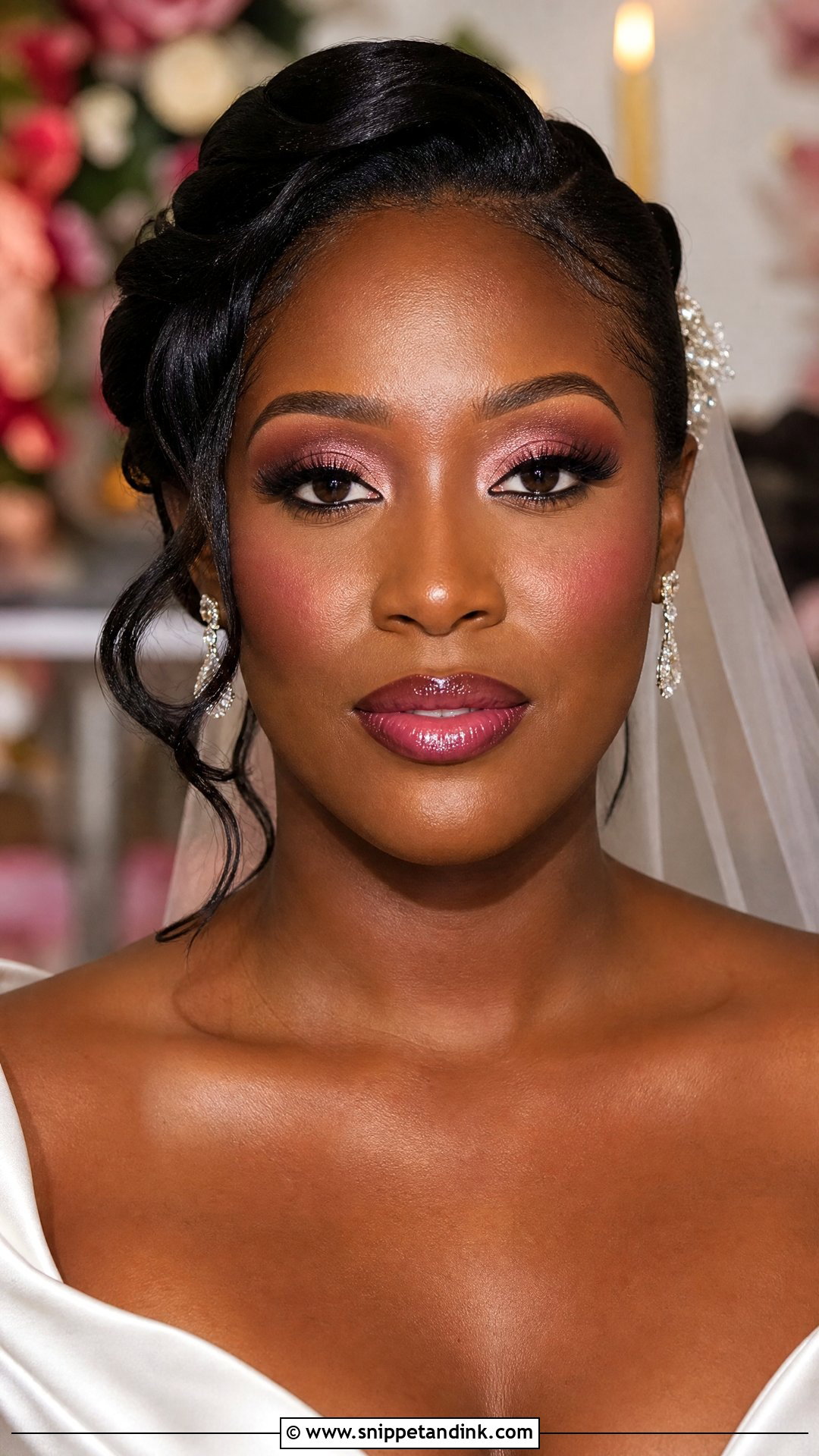Pink Wedding Makeup For Dark Skin - Snippet and Ink - 20 Pink Wedding Makeup Looks