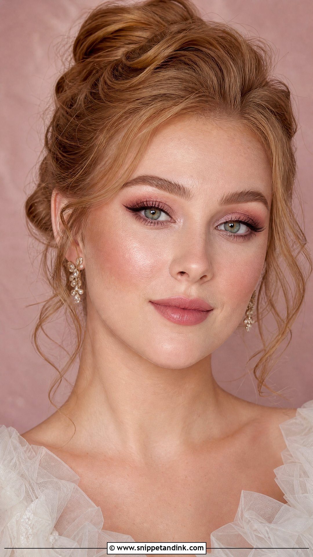 Pink Wedding Makeup For Green Eyes - Snippet and Ink - 20 Green Eye Wedding Makeup Ideas