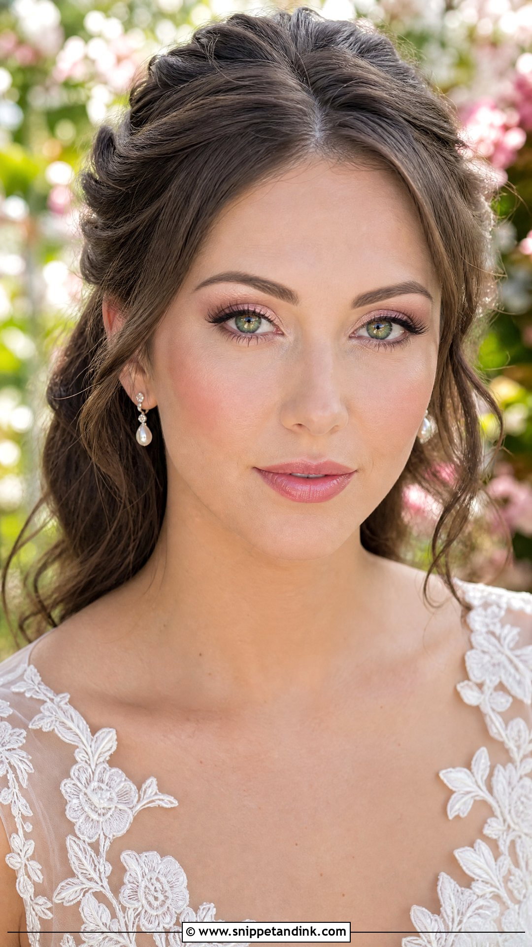 Pink Wedding Makeup For Green Eyes - Snippet and Ink - 20 Wedding Makeup for Green Eyes and Brown Hair