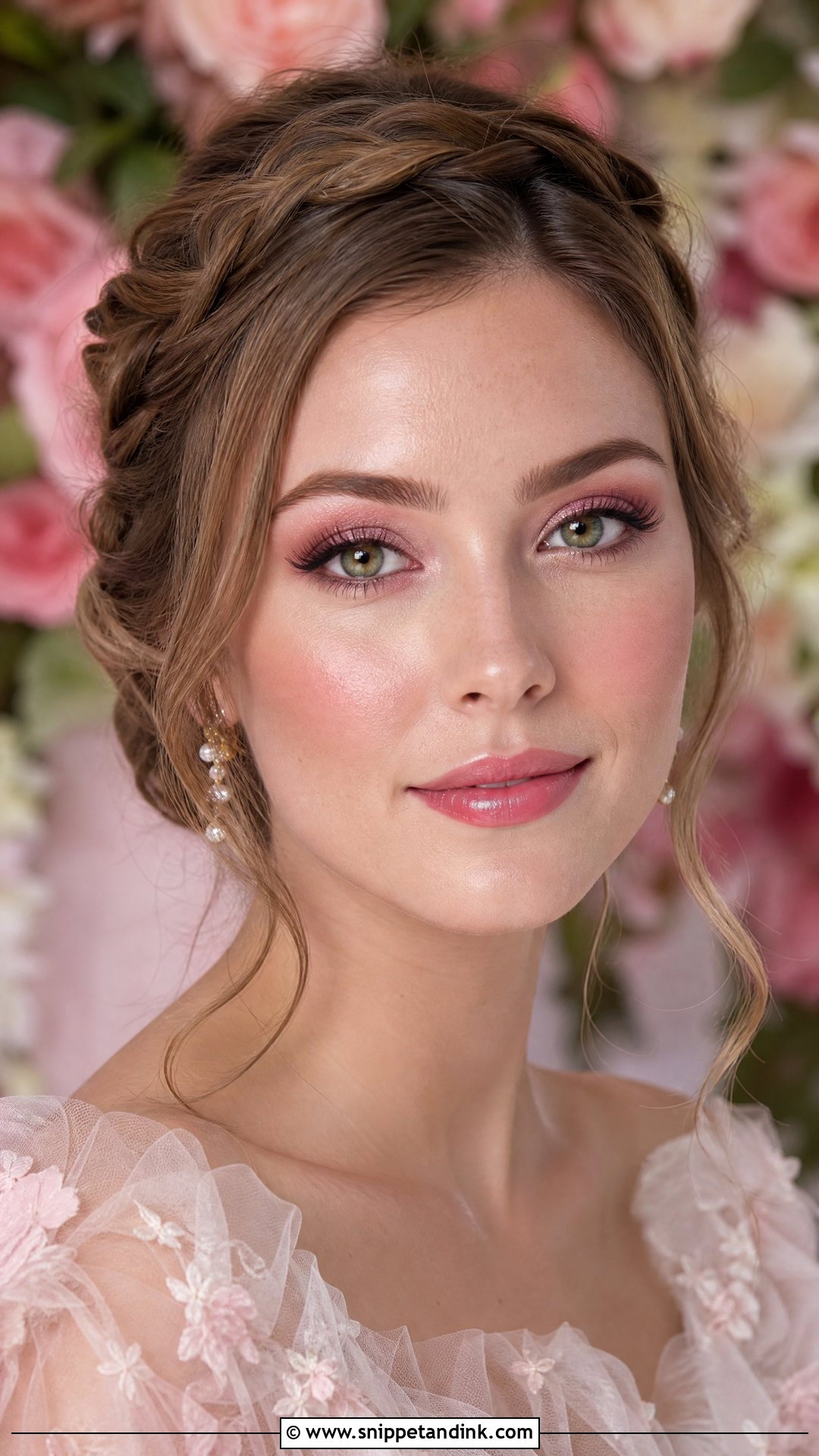 Pink Wedding Makeup For Green Eyes - Snippet and Ink - 20 Glowy Wedding Makeup for Green Eyes
