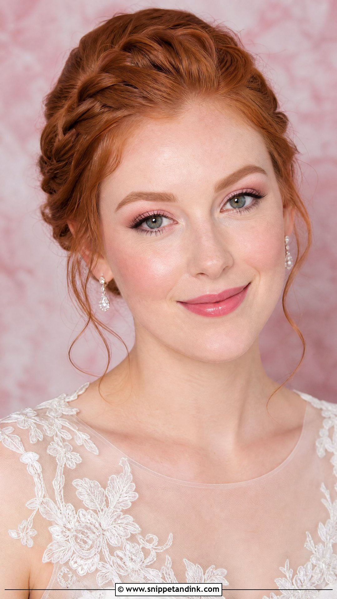 Pink Wedding Makeup For Redheads - Snippet and Ink - 20 Red Head Wedding Makeup Ideas