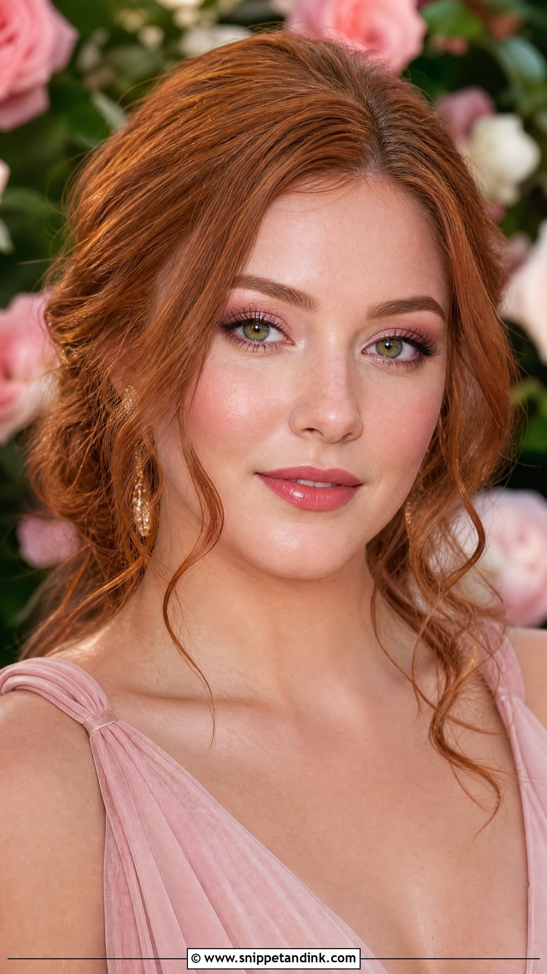 Pink Wedding Makeup Look For Green Eyes - Snippet and Ink - 20 Wedding Makeup Looks for Green Eyes