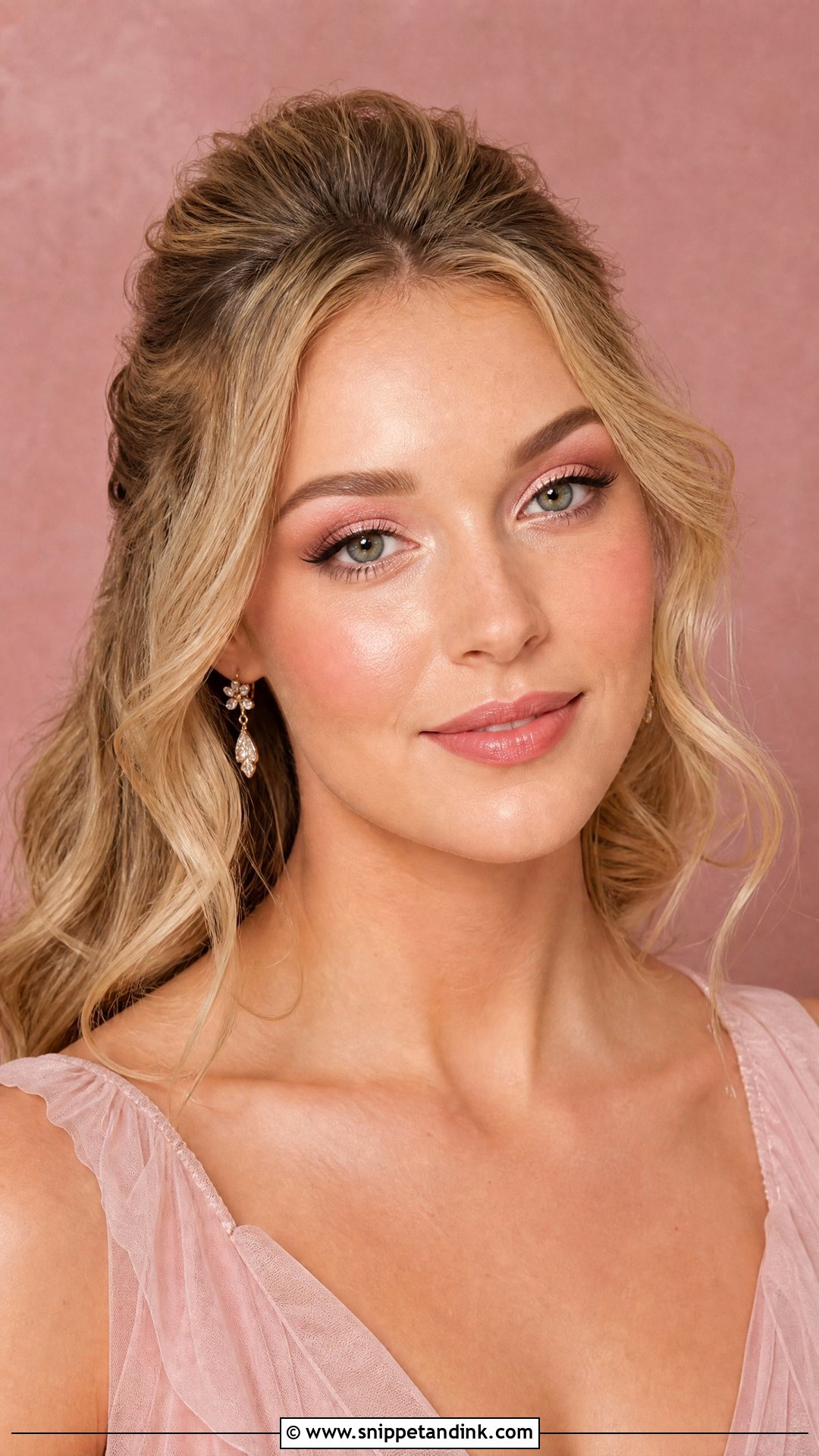 Pink Wedding Makeup Look - Snippet and Ink - 20 Simple Makeup Looks Wedding