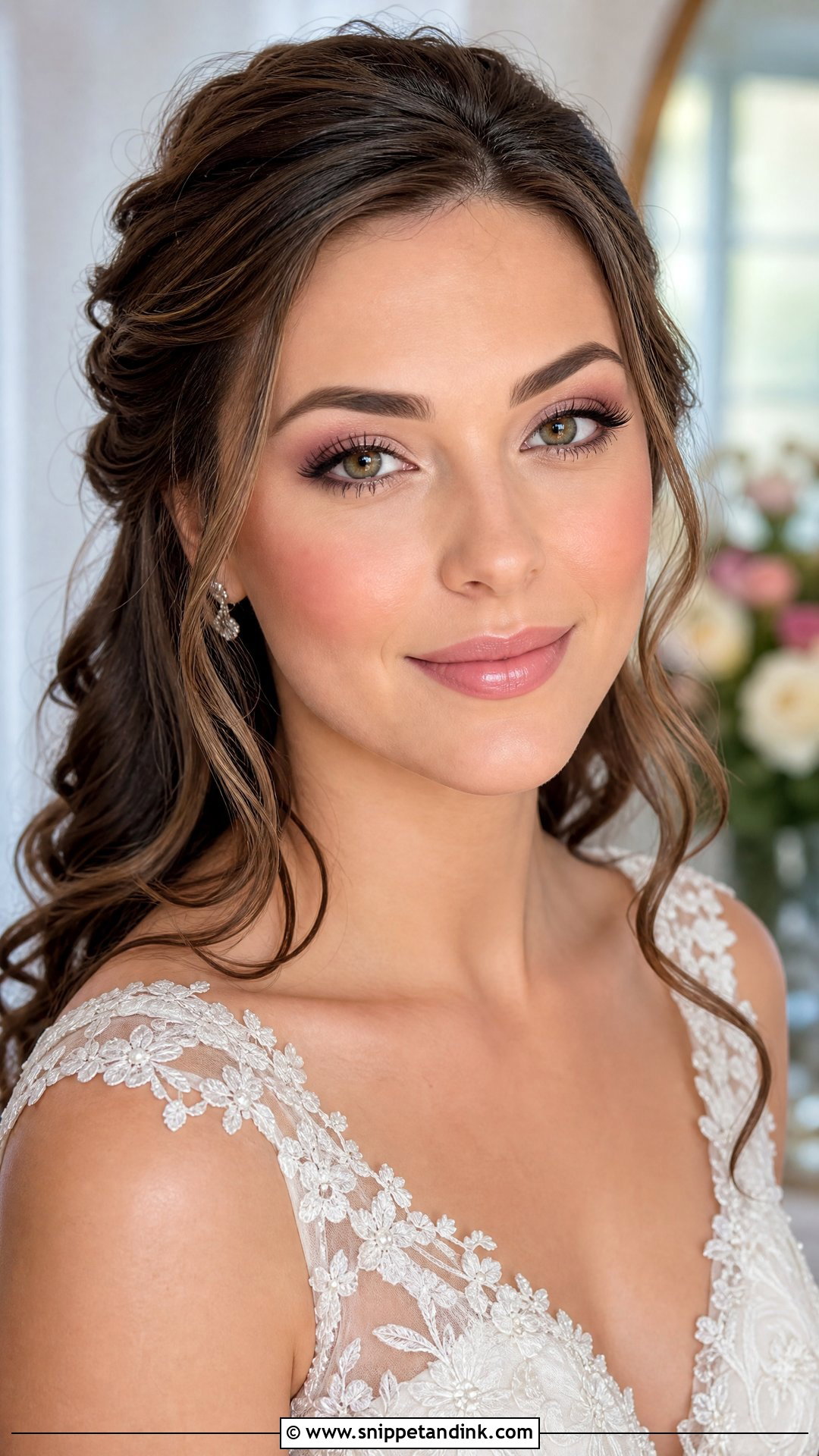Pink Wedding Makeup for Hazel Eyes and Brown Hair - Snippet and Ink - 20 Wedding Makeup for Hazel Eyes and Brown Hair