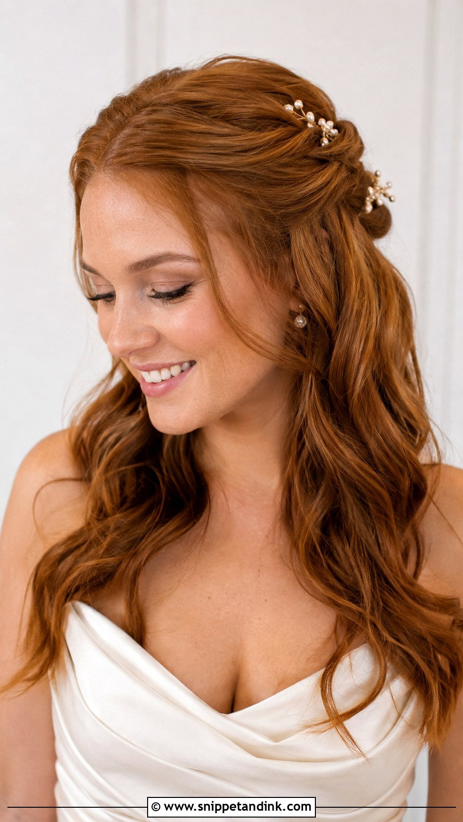 Pinned Back Court Wedding Hairstyle - Snippet and Ink - 20 Court Wedding Hairstyles