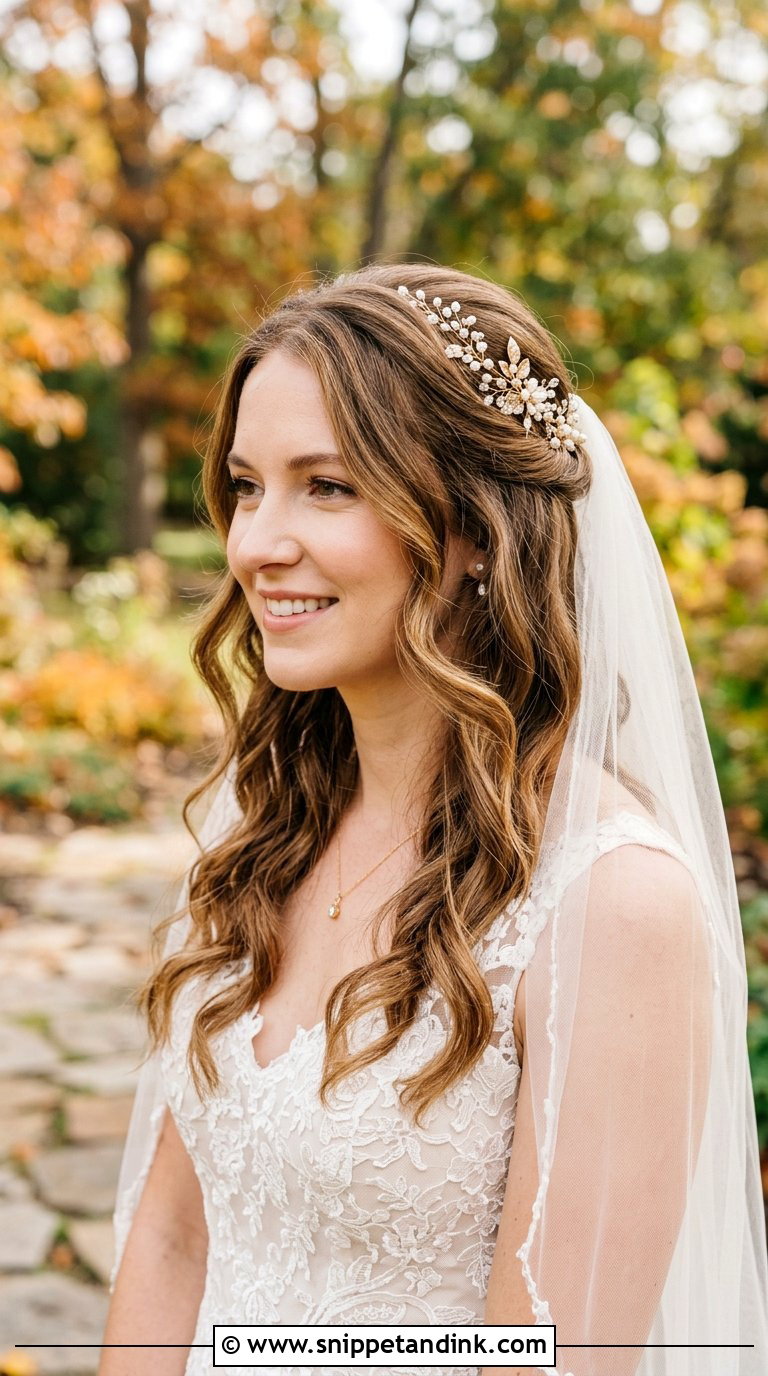 Pinned Back Curls Tutorial - Snippet and Ink - 20 Bridal Hair Tutorial Ideas