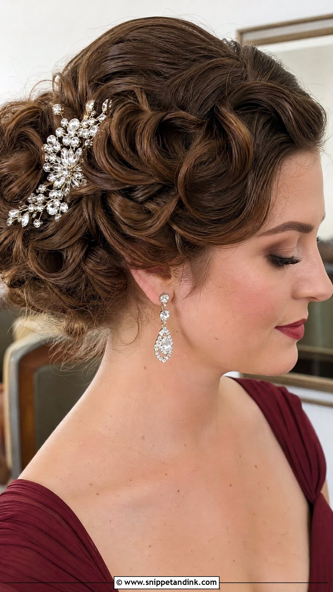 Pinned Curls Updo - Snippet and Ink - 20 Mother of the Bride Updo Hairstyles