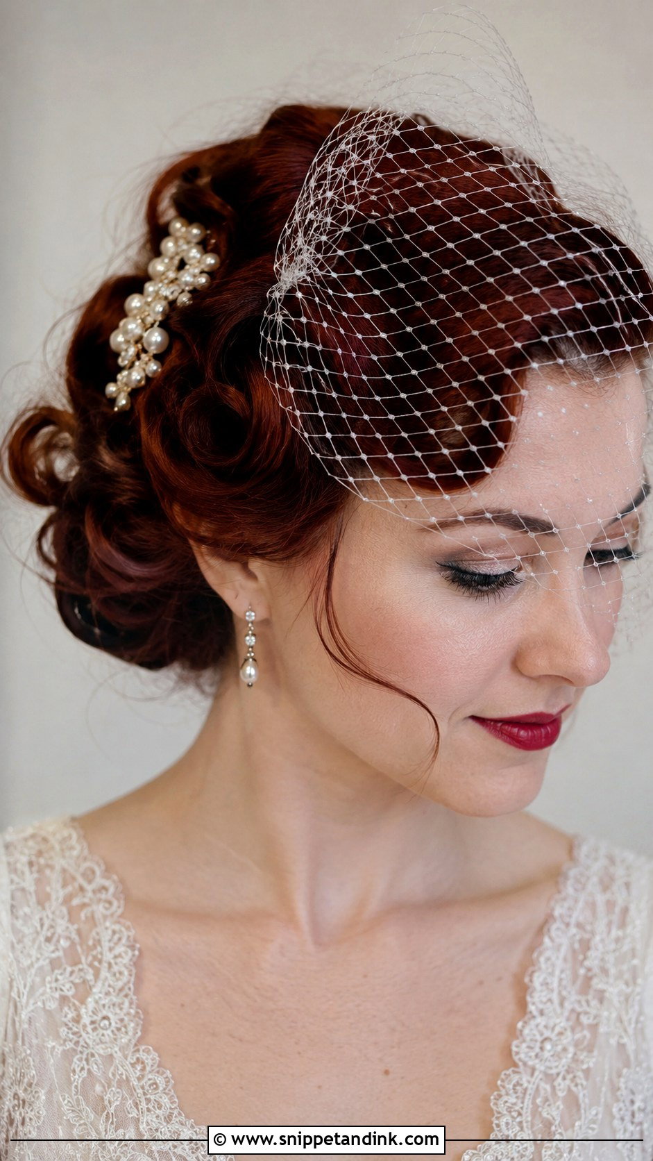 Pinned Curls Updo for Vintage Brides - Snippet and Ink - 20 Hair Up Styles Wedding