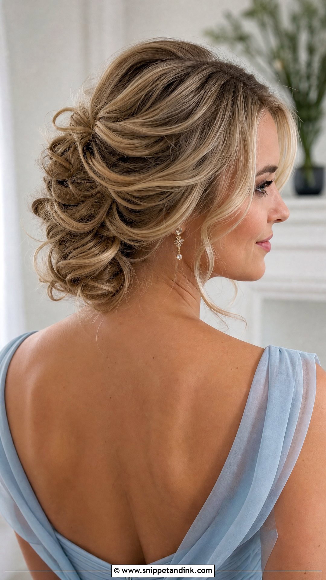 Pinned Waves Updo For Medium Hair - Snippet and Ink - 15 Easy Medium Hair Wedding Guest Updo Ideas