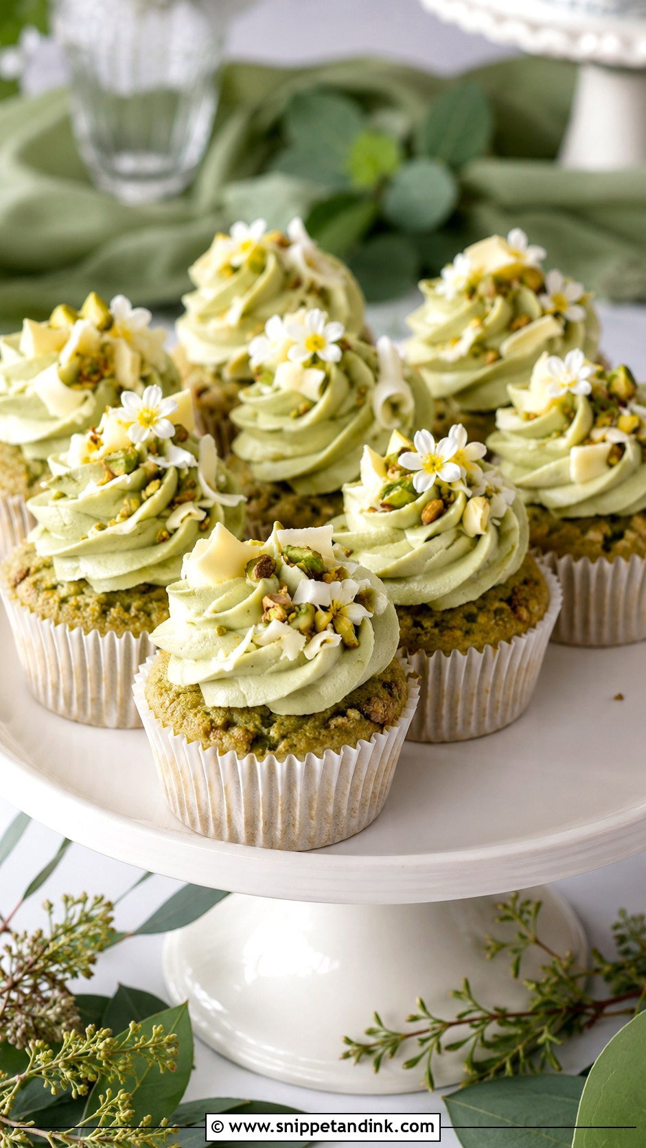 Pistachio Buttercream Wedding Cupcakes - Snippet and Ink - 25 Wedding Cupcake Frosting