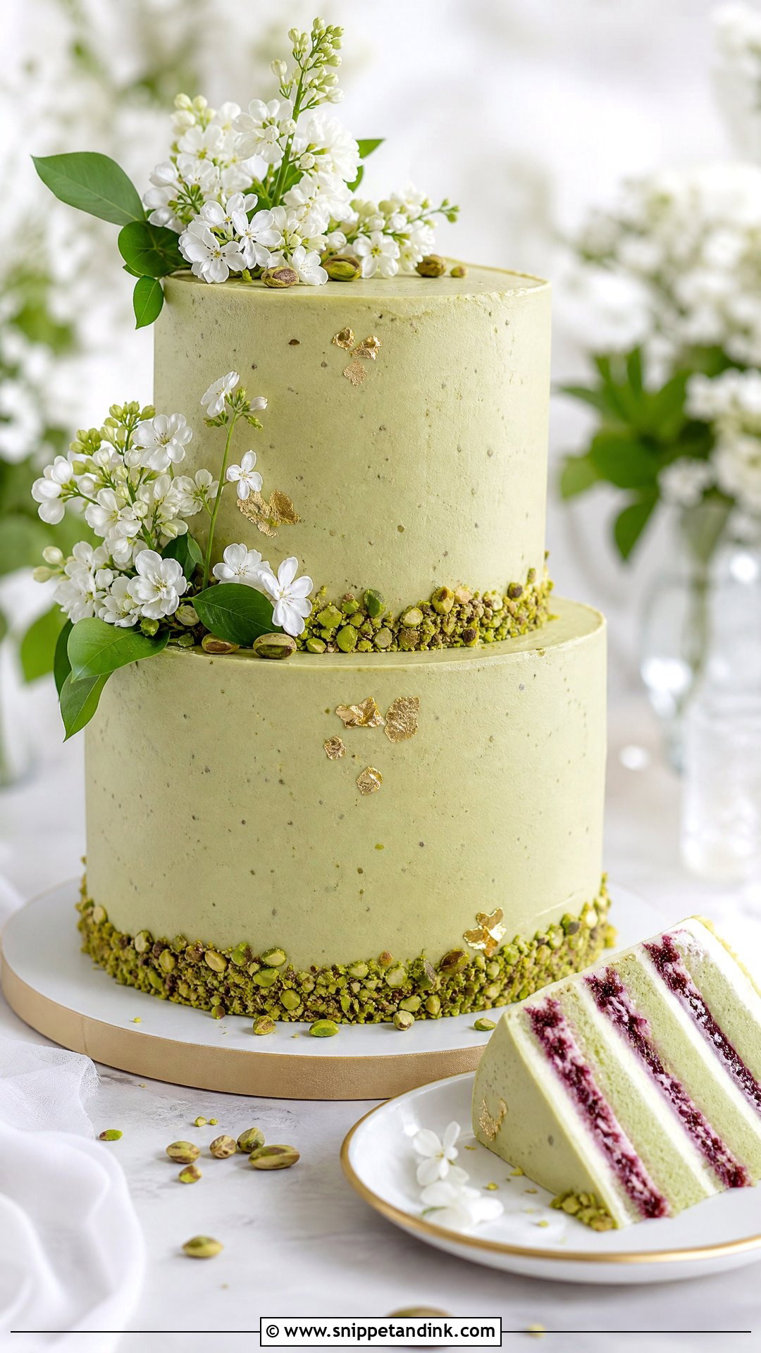 Pistachio Wedding Cake - Snippet and Ink - 20 Wedding Cake 2024