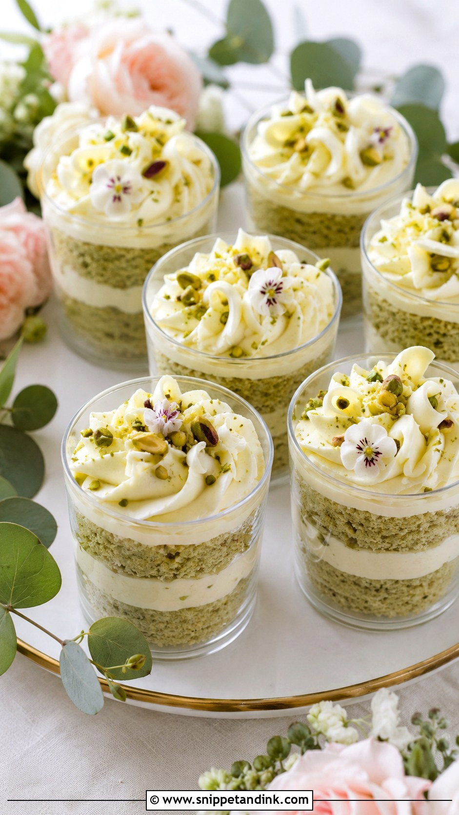 Pistachio Wedding Cake Cups - Snippet and Ink - 20 Cake Cups Ideas for Wedding