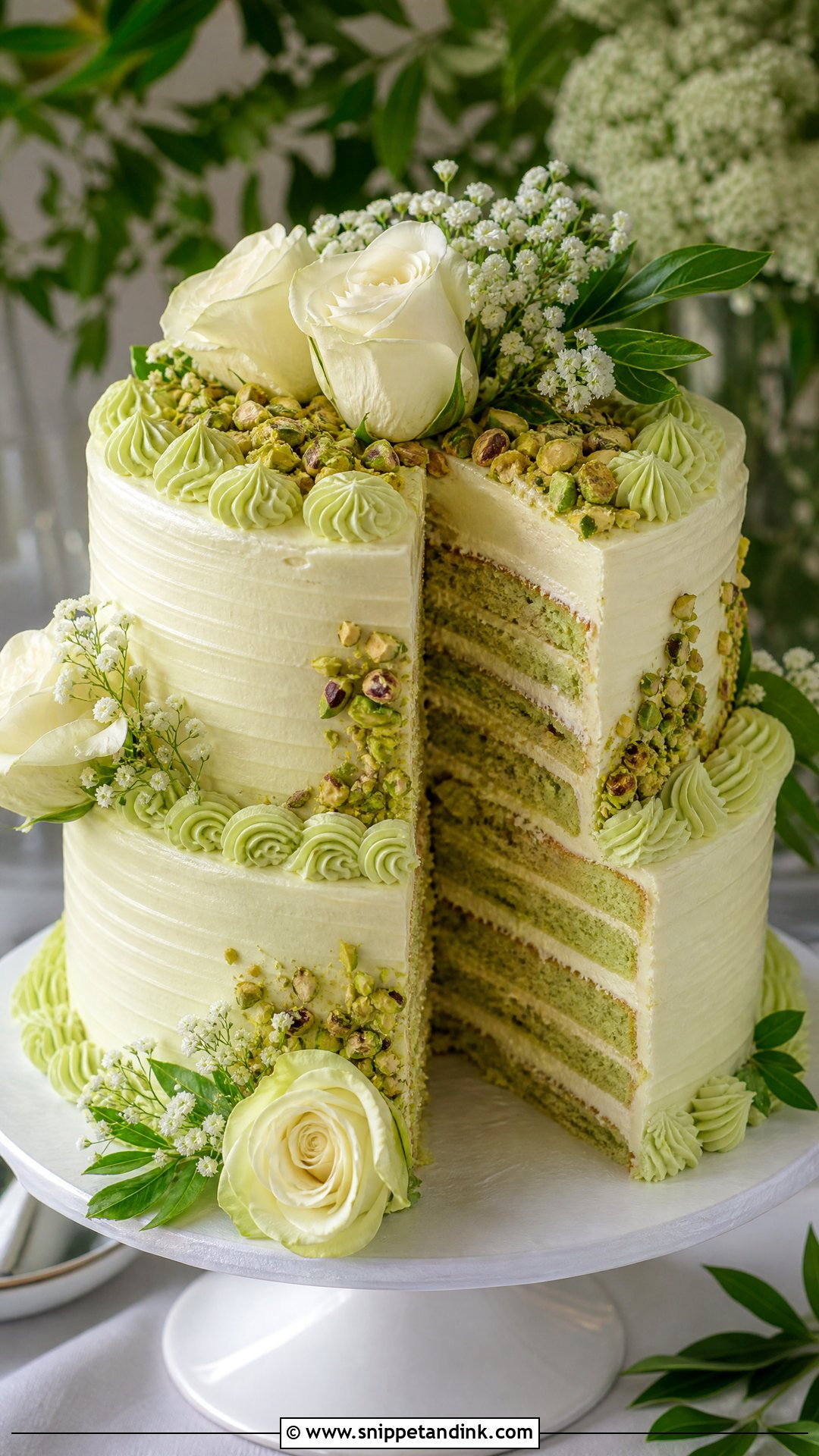 Pistachio Wedding Cake Recipe - Snippet and Ink - 20 Wedding Cake Recipe