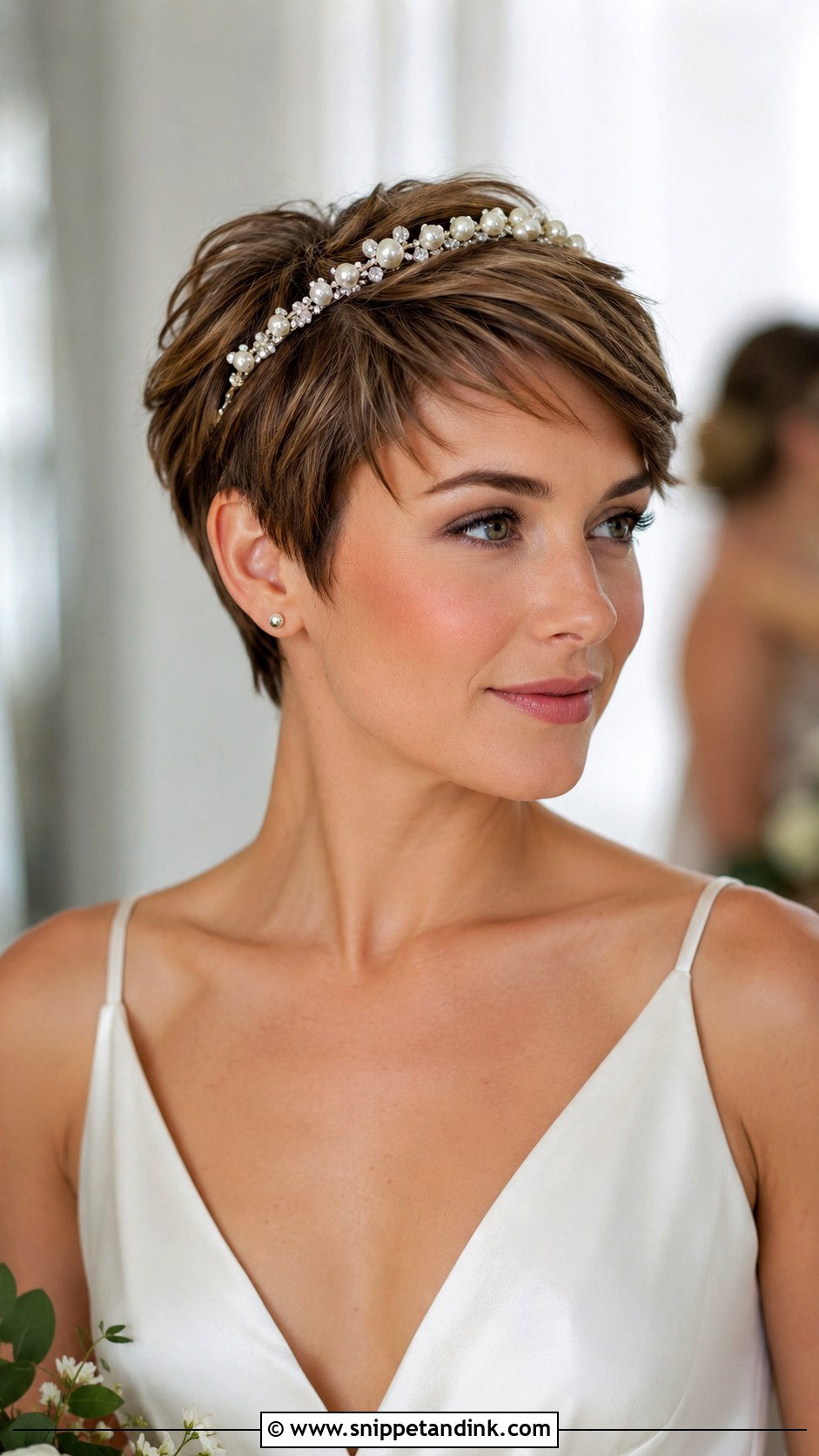 Pixie Cut Bridal Hair - Snippet and Ink - 20 Hair Ideas for Bride