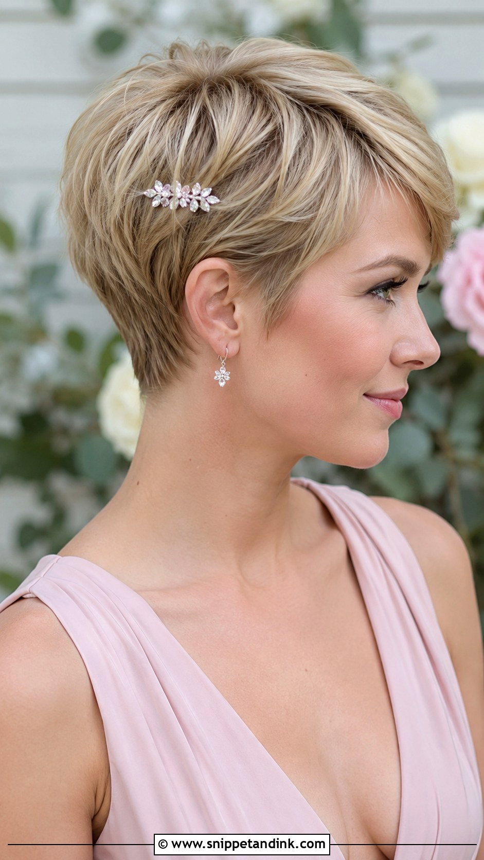 Pixie Cut Bridesmaid Hair - Snippet and Ink - 35 Bridesmaid Hair Ideas