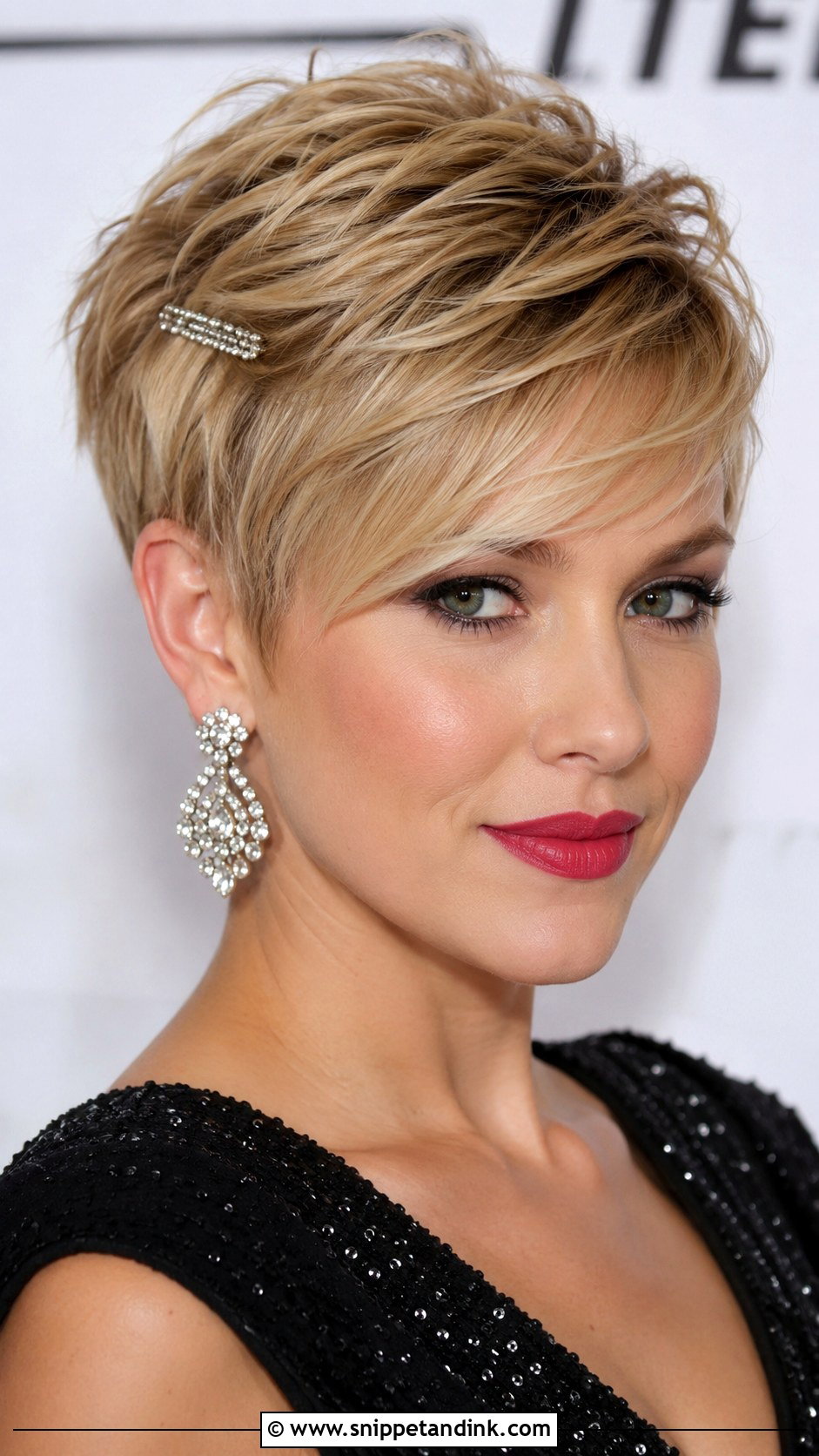 Pixie Cut Styling for Wedding Guest - Snippet and Ink - 35 Hairstyles for Wedding Guest
